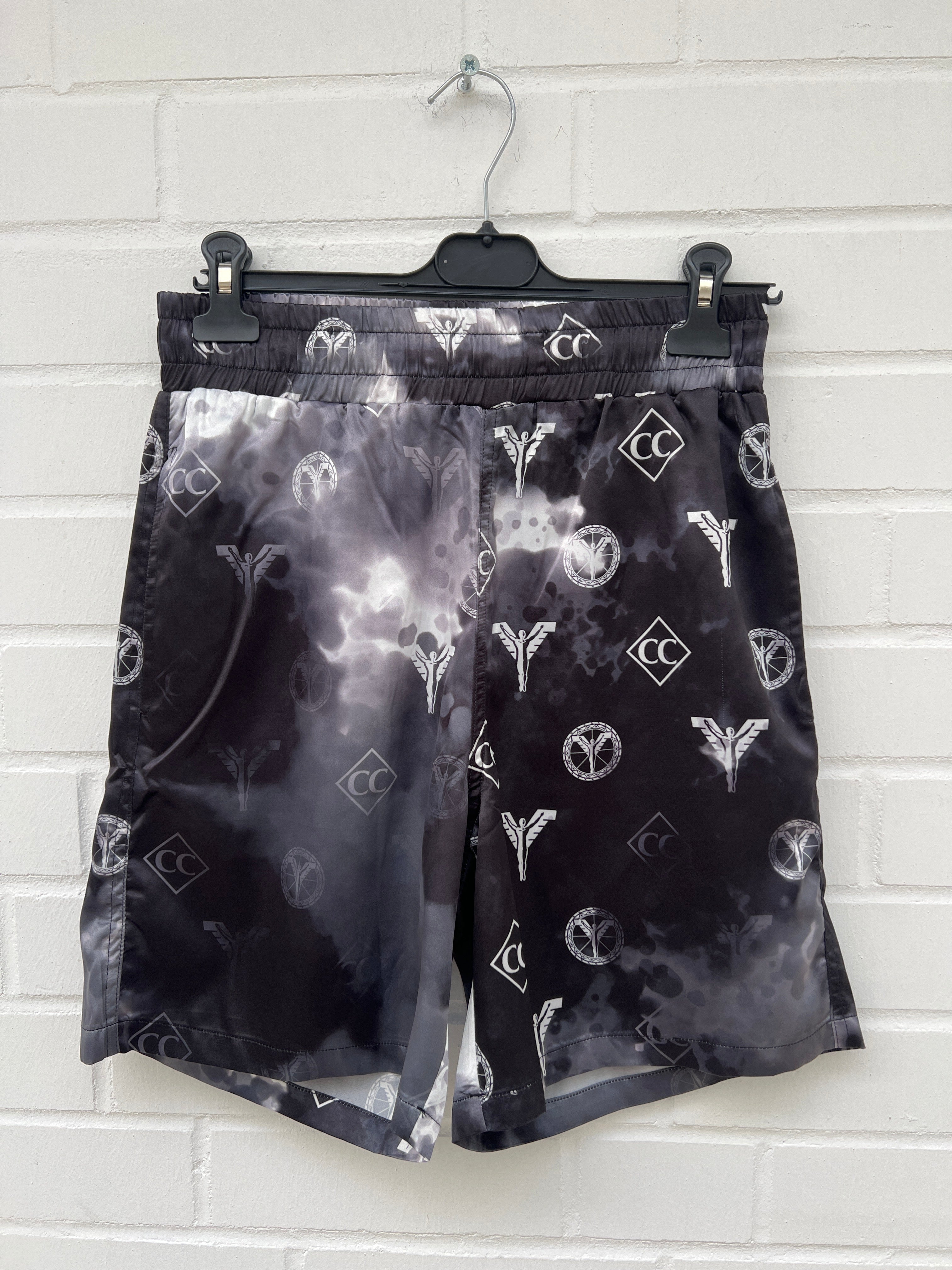 (Stange4) Carlo Colucci Satin Set schwarz GrS