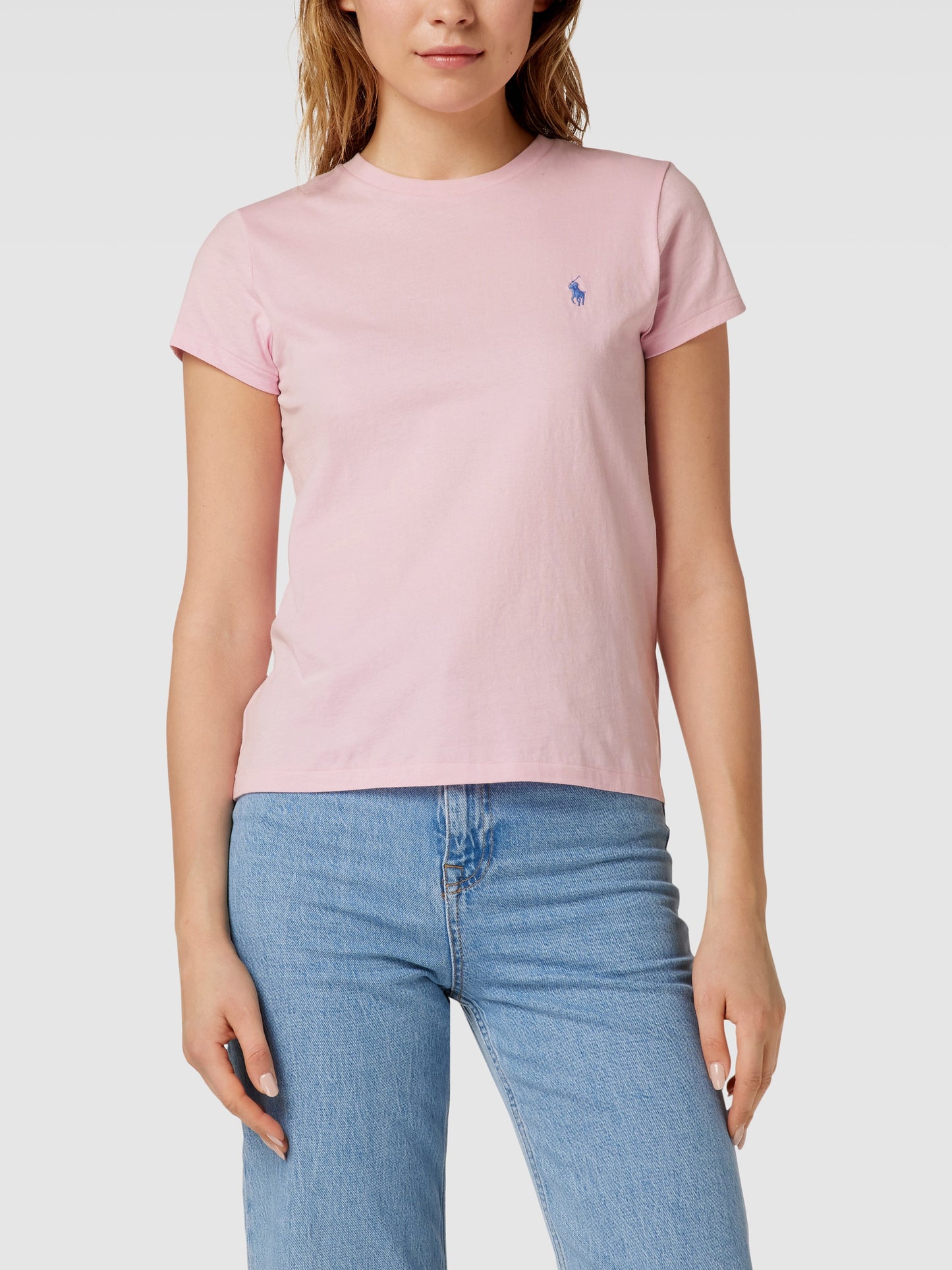 (43) Polo Ralph Lauren Damen T Shirt Rosa