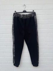 Carlo Colucci Hose schwarz muster