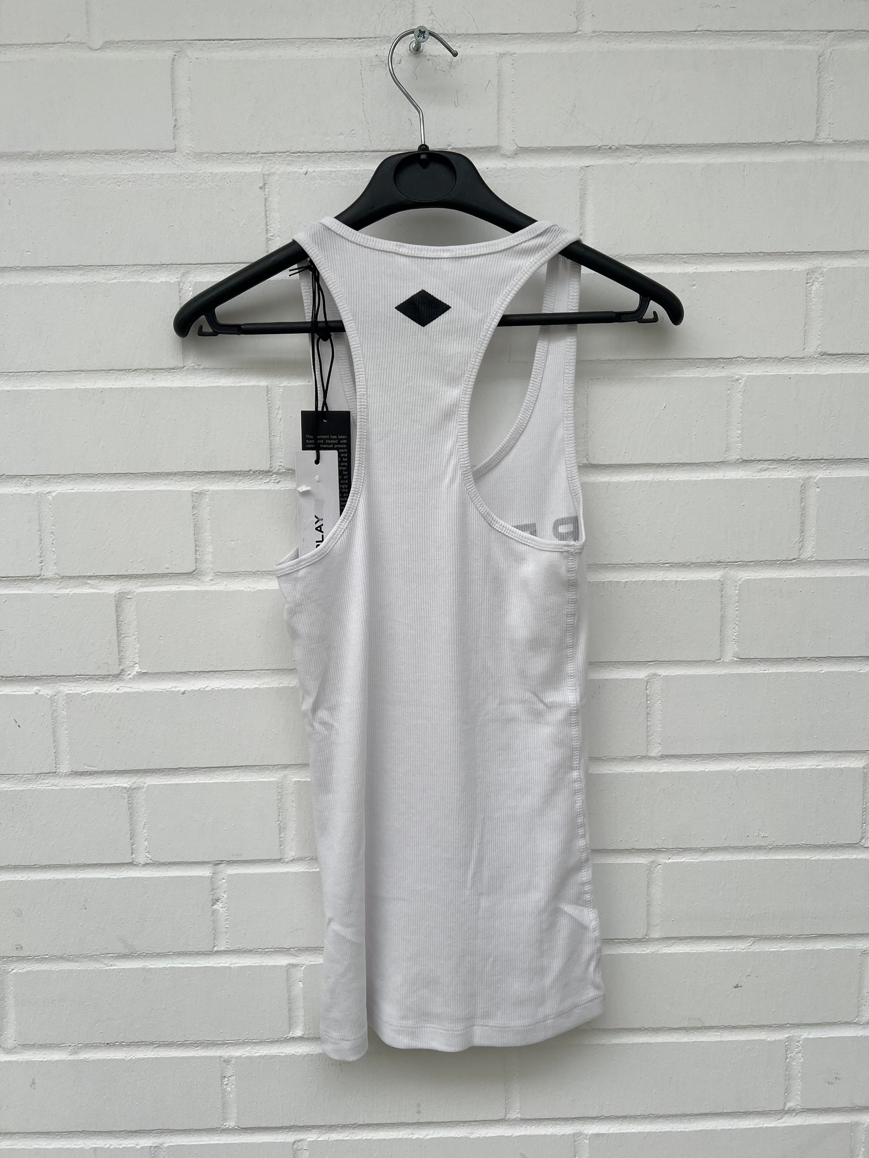 REPLAY Tank Top weiß Logo GrXS