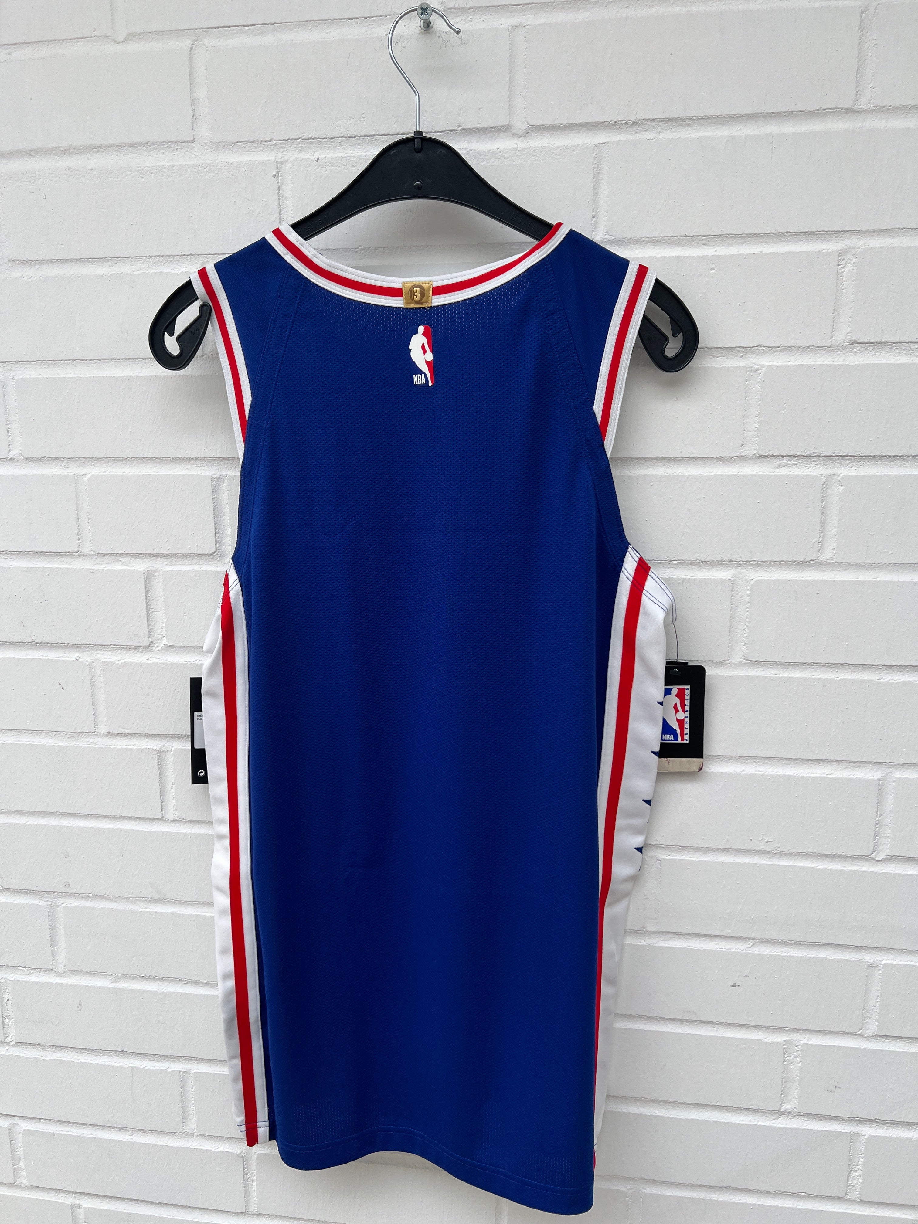 (Stange4) NBA Phila Trikot blau weiß Gr.S