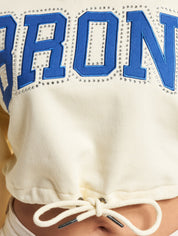 (A21) Fubu crop Top creme Bronx