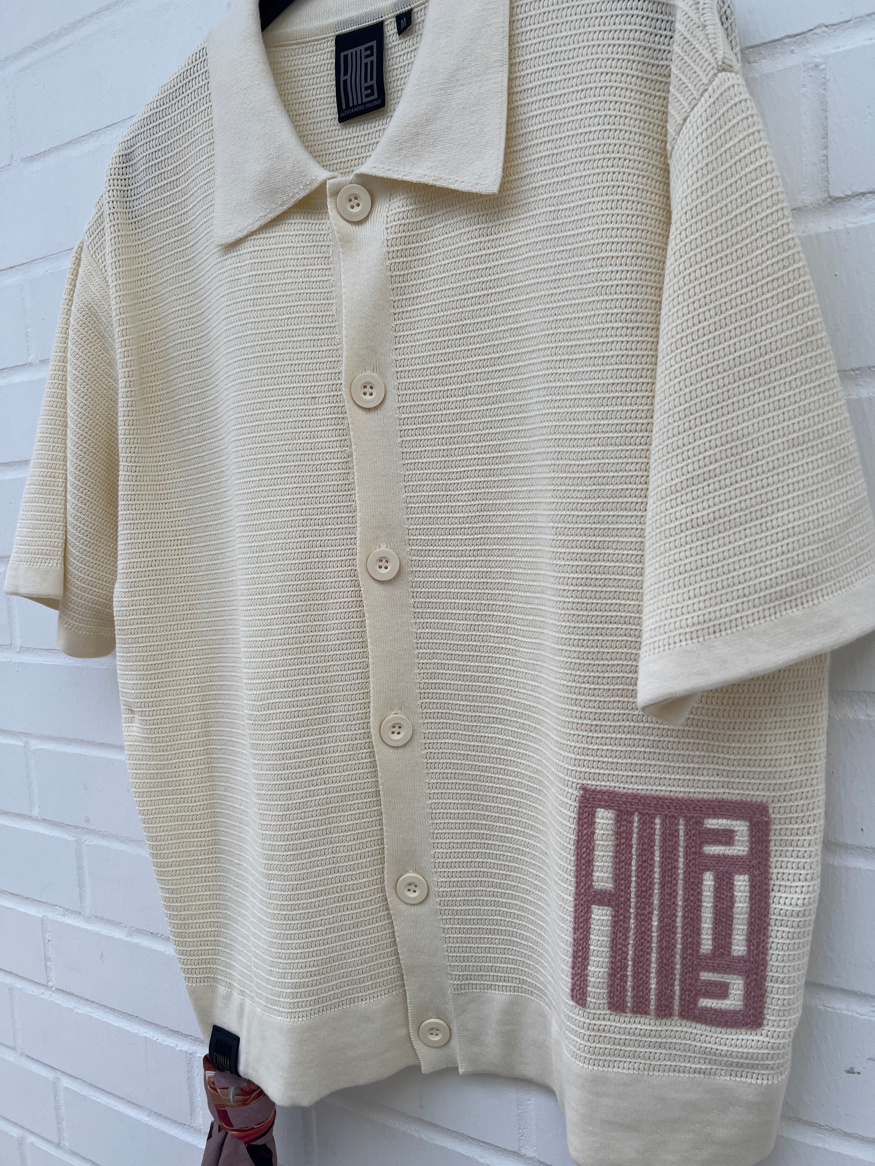 Alessandro Magno Sommer Set Creme weiß