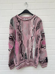 Carlo Colucci 3D Strickpullover C10802 COL681 rosa