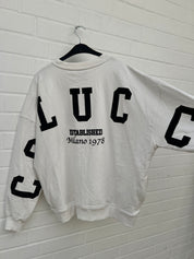 Carlo Colucci Sweatshirt weiß