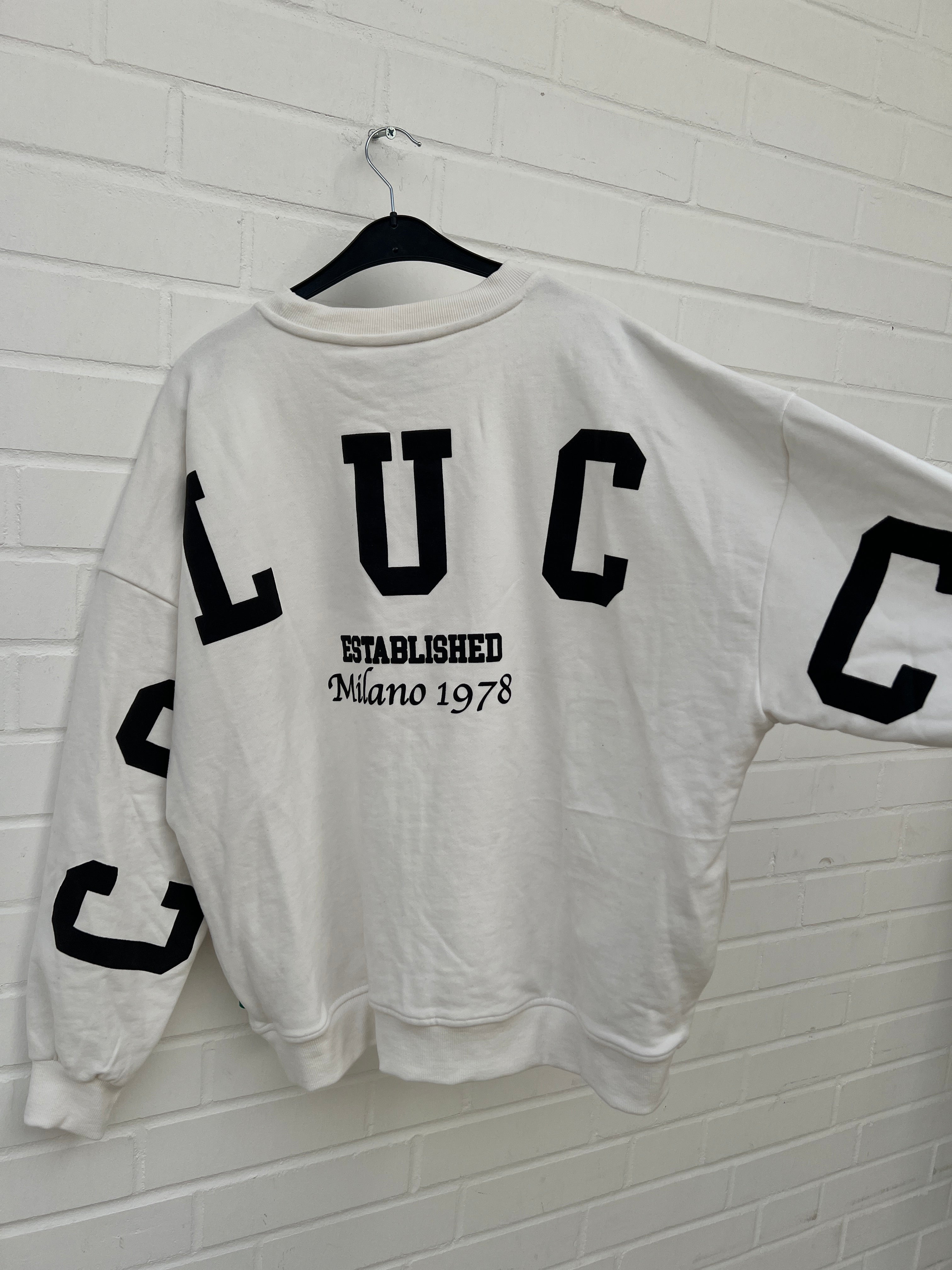 Carlo Colucci Sweatshirt weiß