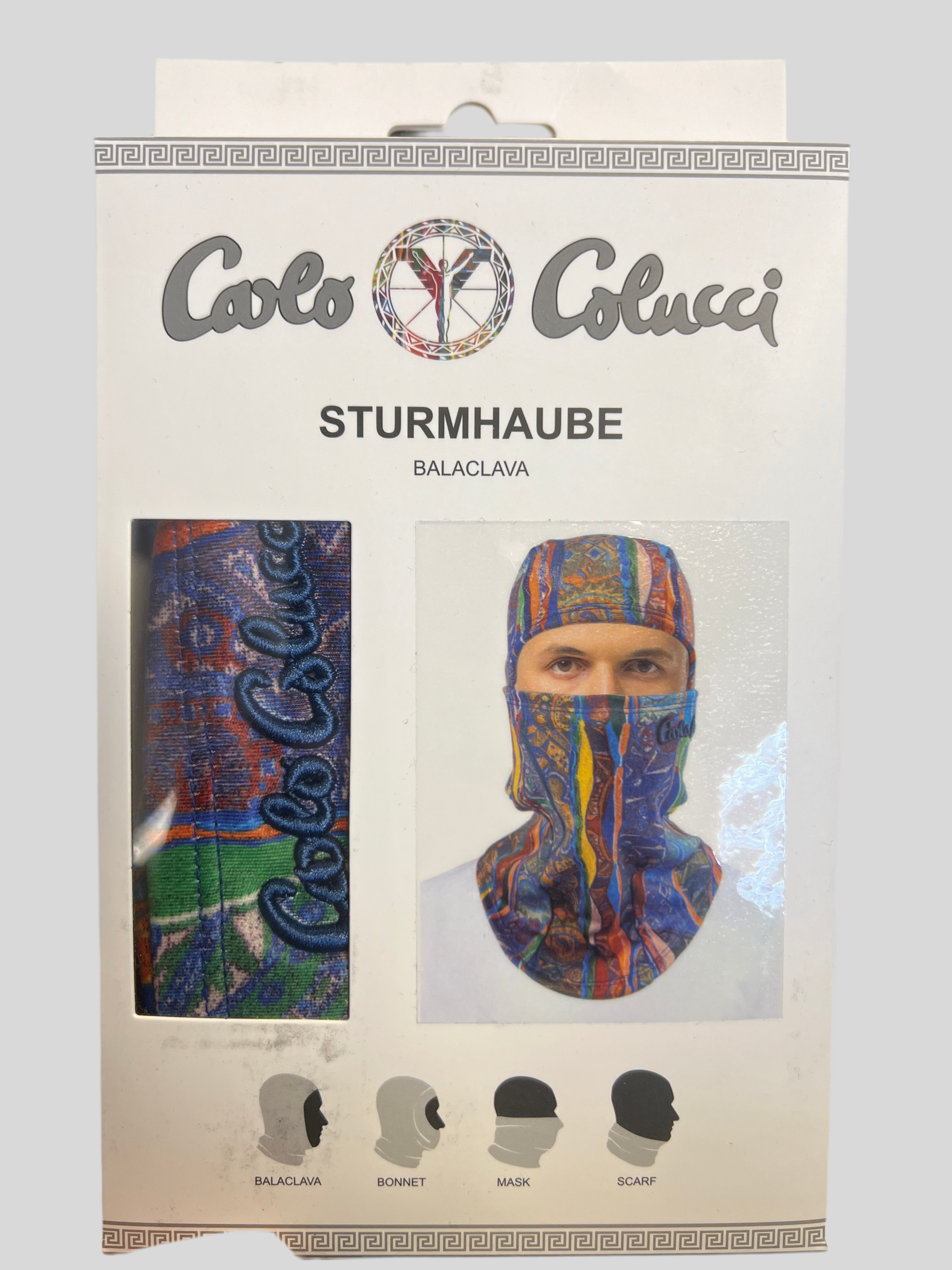 (46) Carlo Colucci Sturmhaube bunt