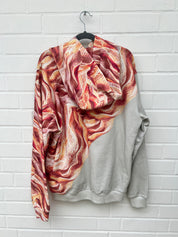 (104) Carlo Colucci Hoodie orange muster