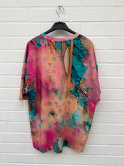 Carlo Colucci Tshirt pink muster