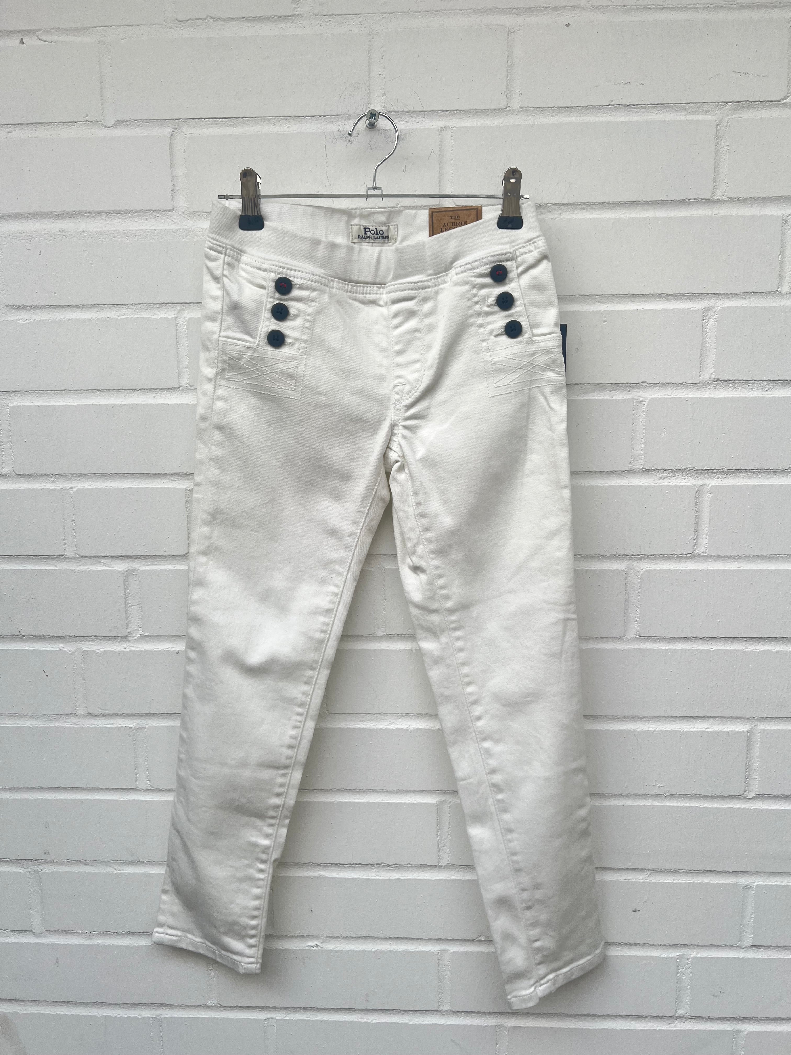 RALPH LAUREN Aubrie Leggings weiß Gr10