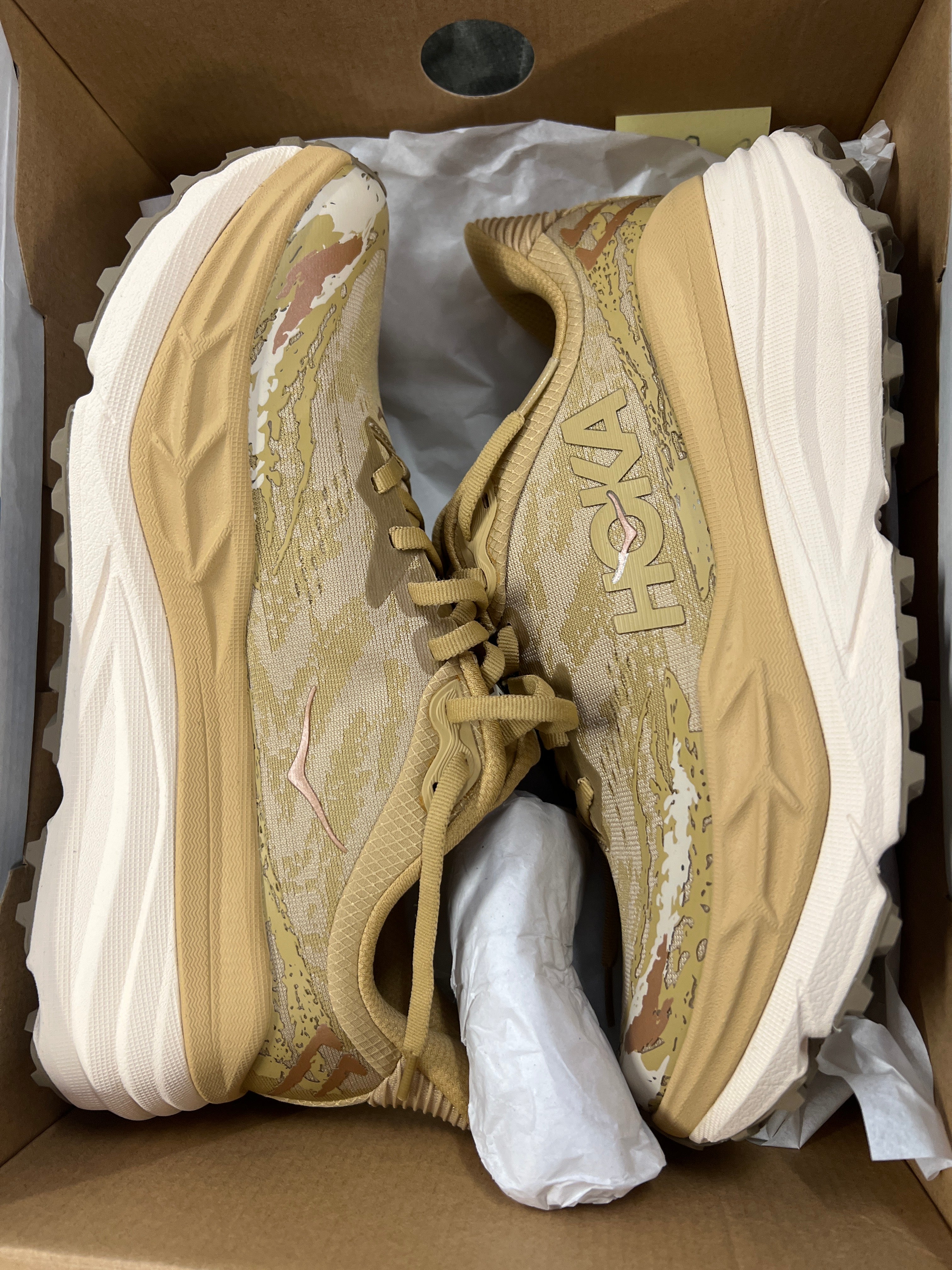 HOKA Stinson Sneaker beige Gr. 41