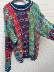 Carlo Colucci 3D Strickpullover Pullover bunt C7904 COL 591