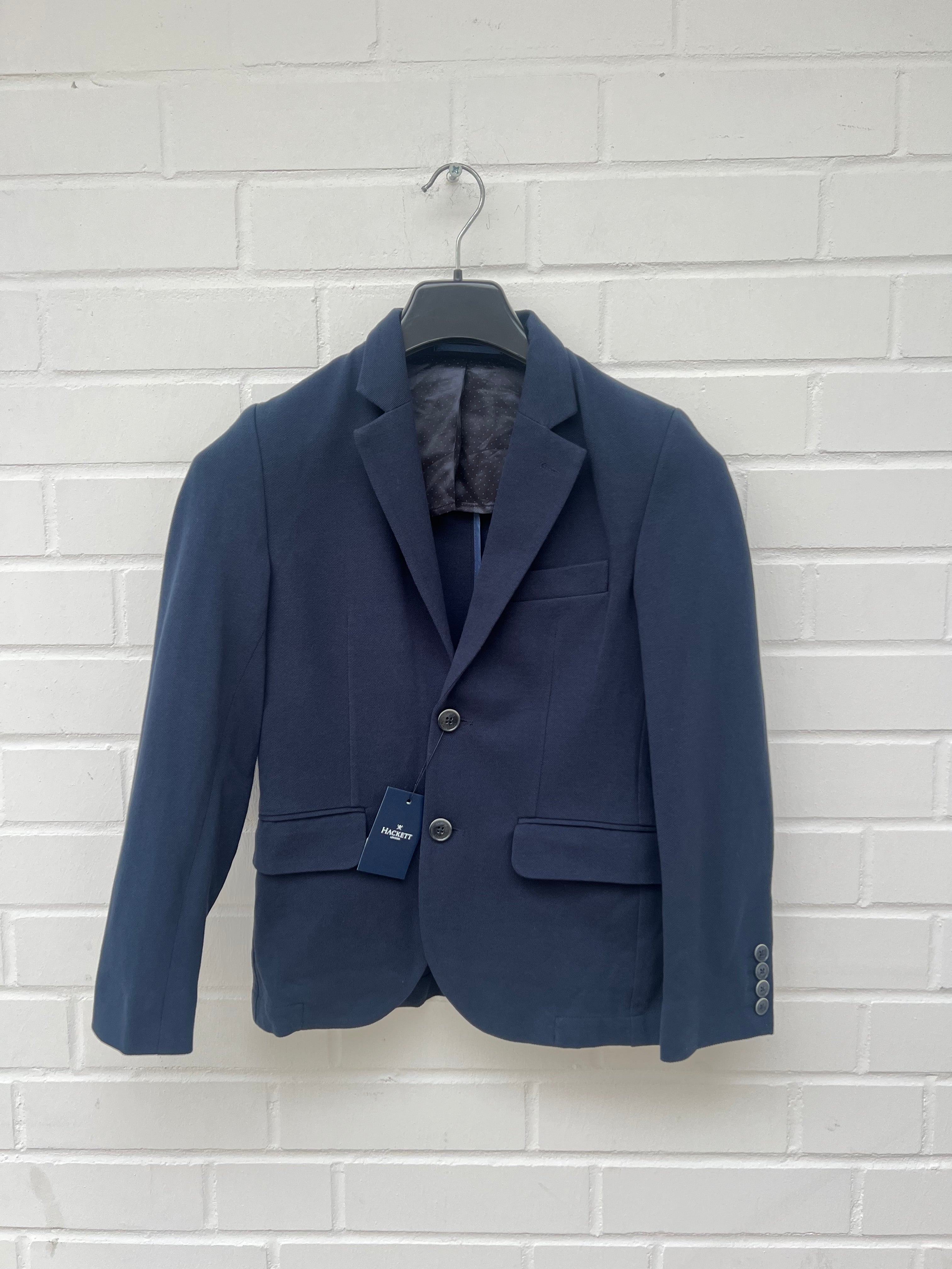 HACKETT LONDON Junior Stretch Blazer 100% Cotton Navy (11/12YRS)