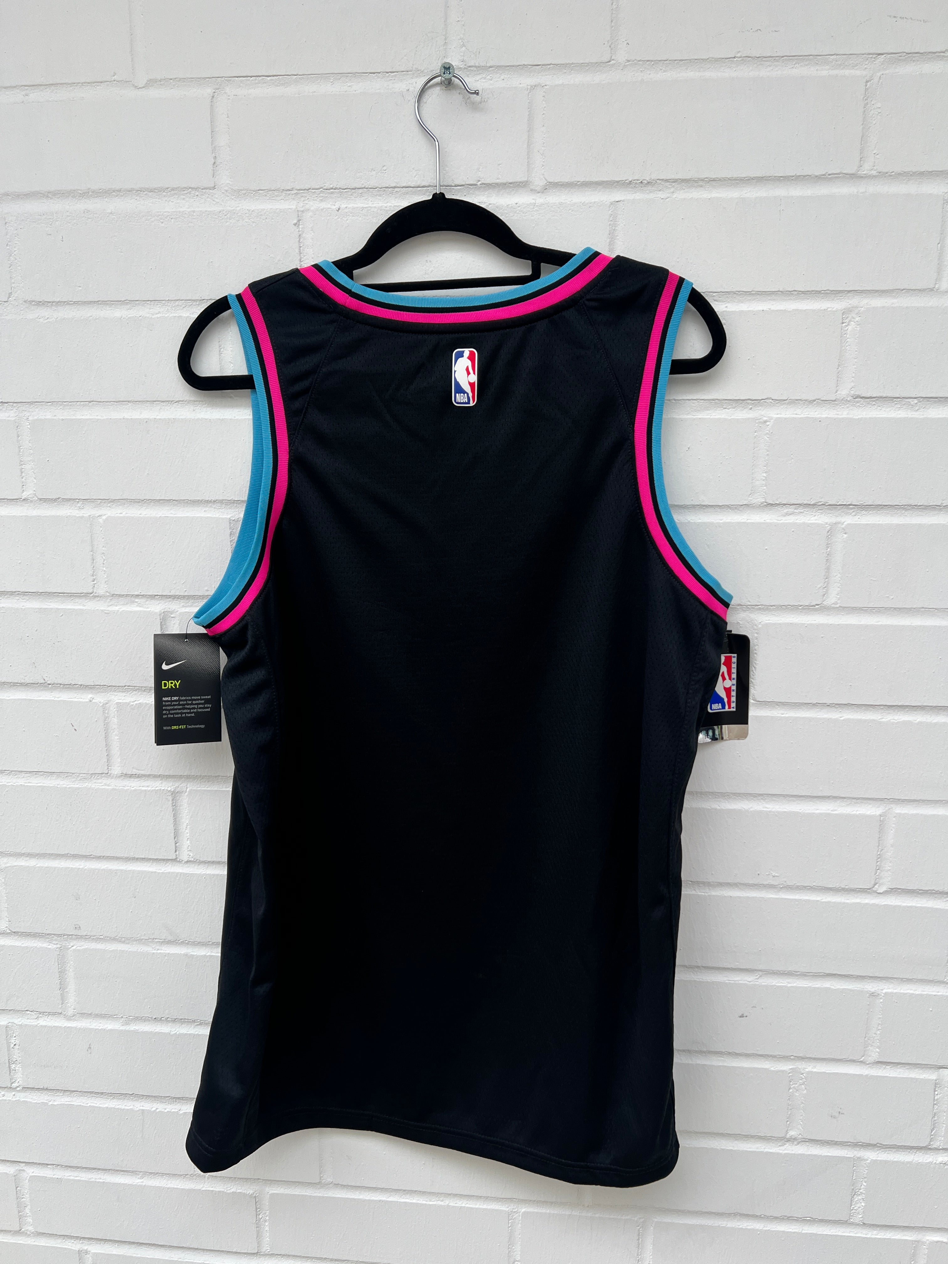(Stange4) NBA Miami Trikot schwarz blau Gr.L