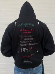 Alessandro Magno Chapter 6 Hoodie Christmas Limited Edition schwarz