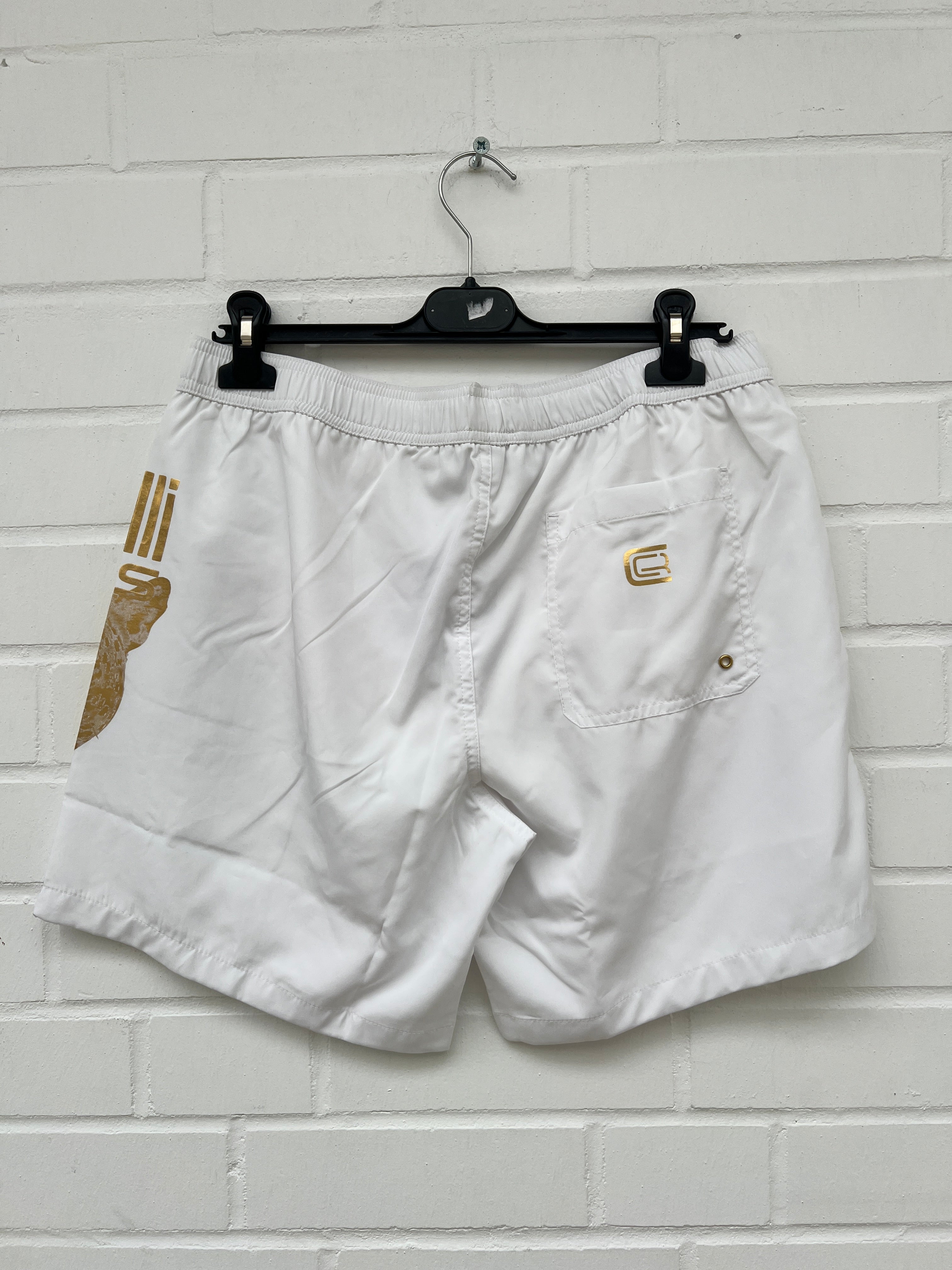 Badehose weiß gold Gr.L