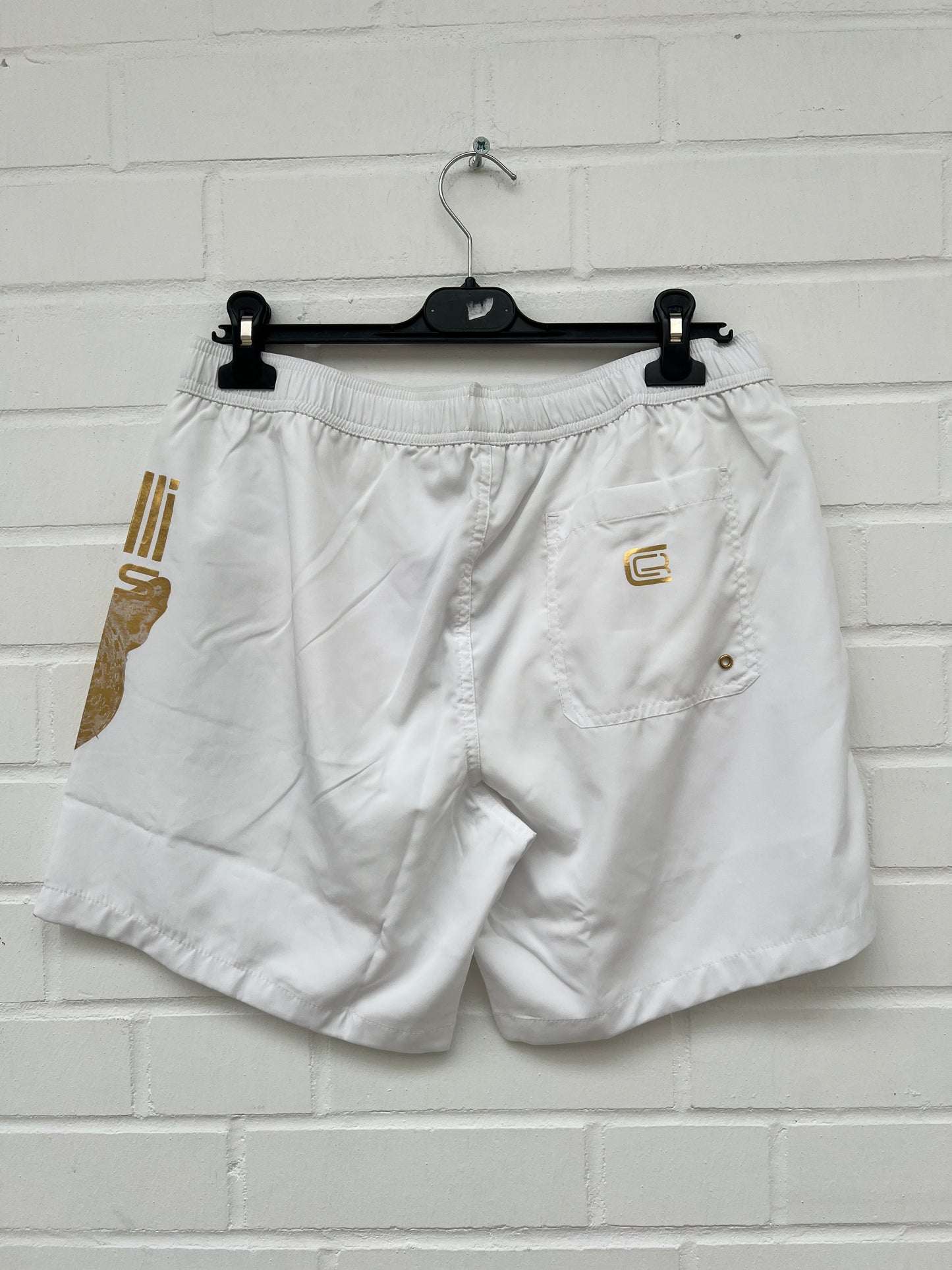 Badehose weiß gold Gr.L