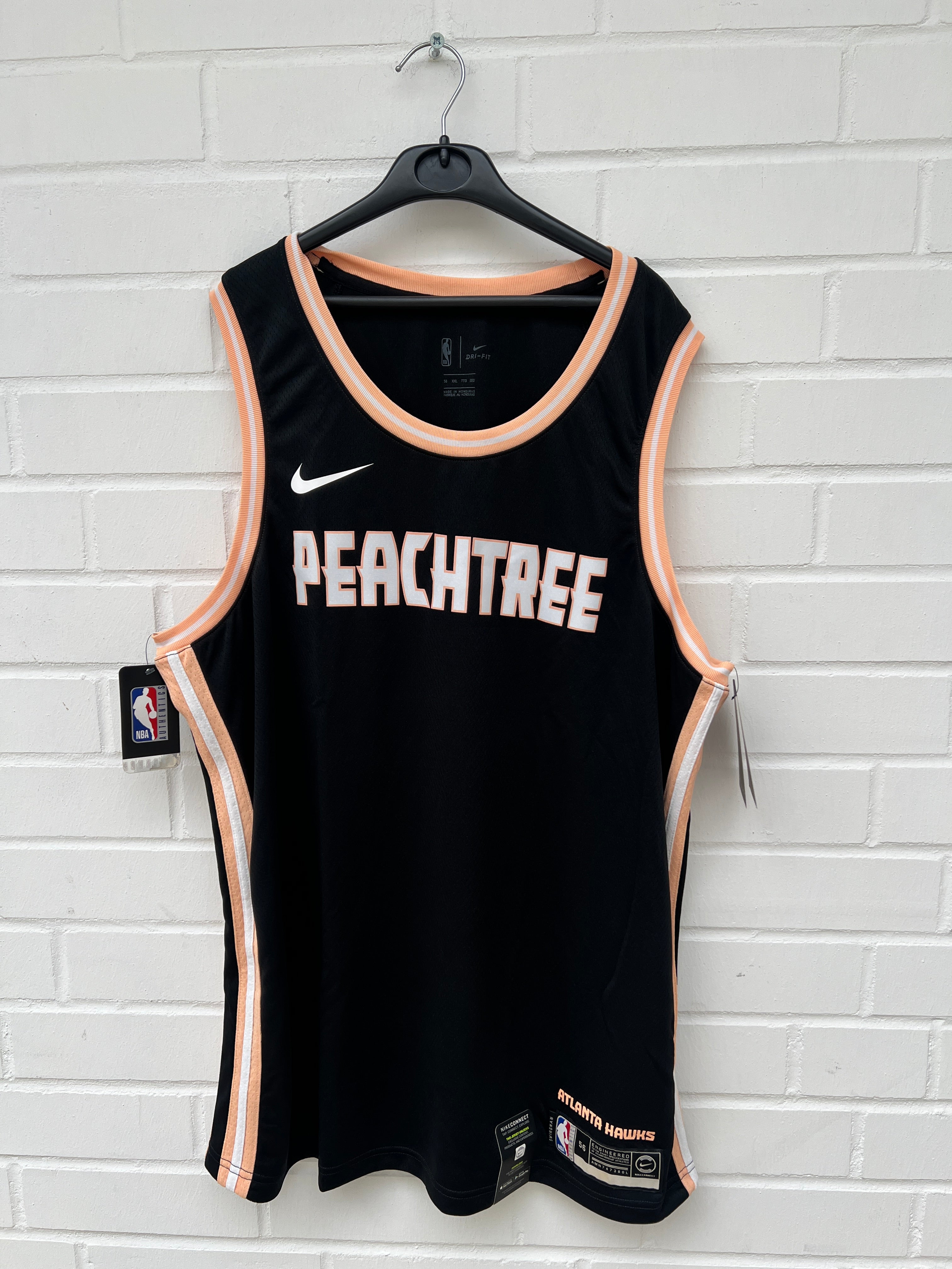 (Stange4) NBA Peachtree Trikot schwarz Gr.XXL