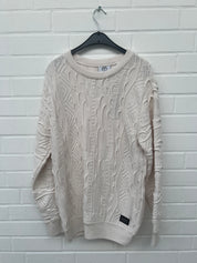 Carlo Colucci 3D Strickpullover Pullover weiß C9016 COL 59