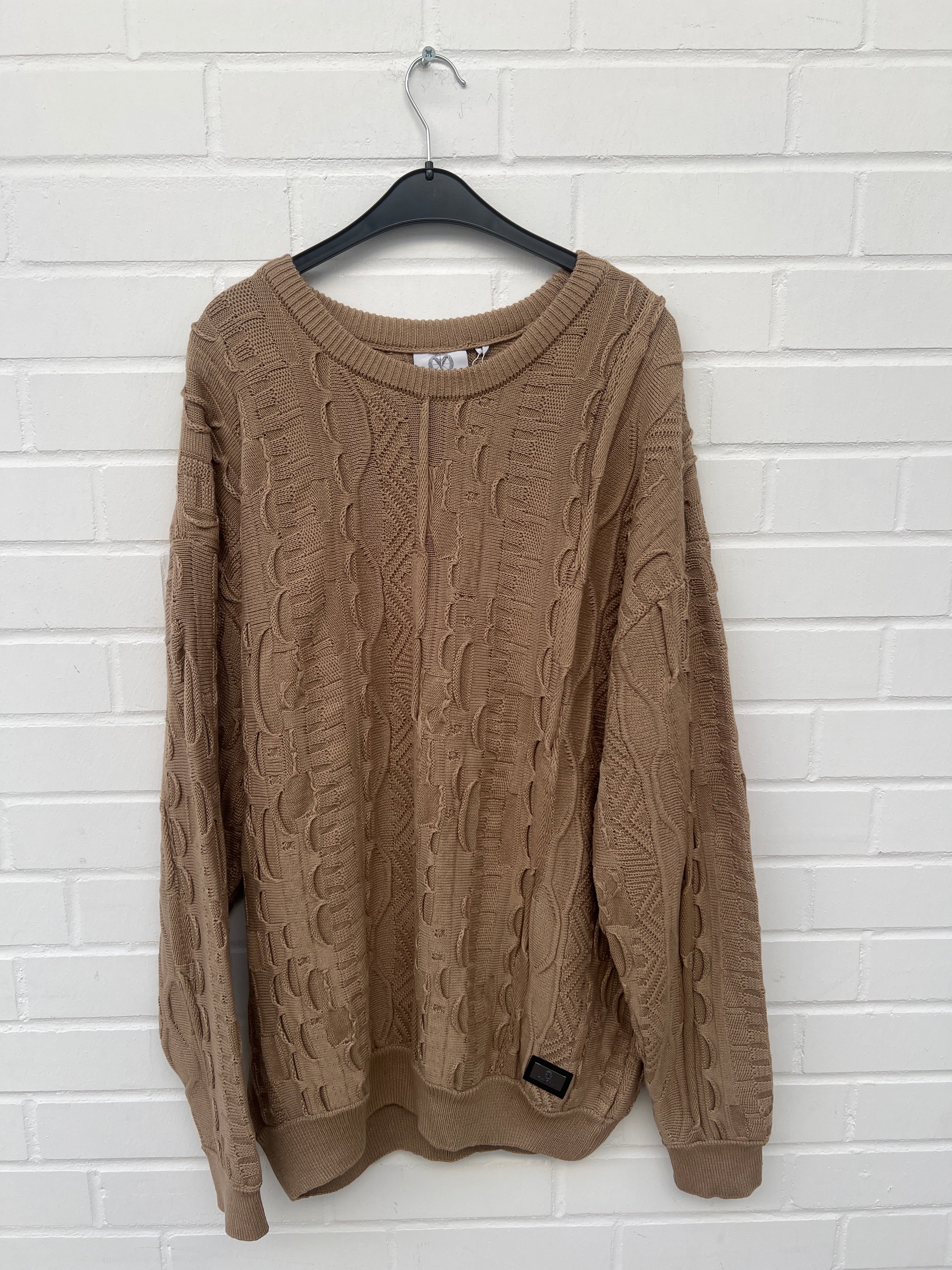 Carlo Colucci 3D Strickpullover Pullover beige C10006 COL 56