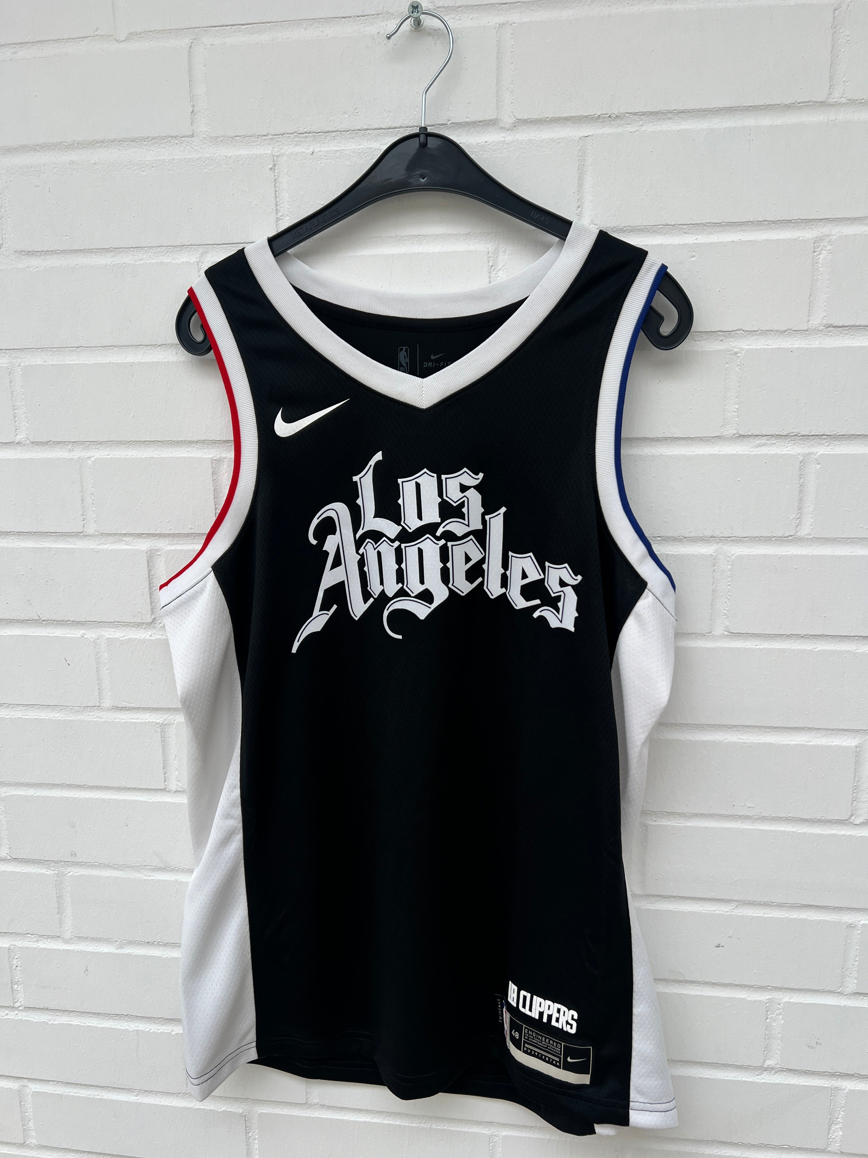 (6) NBA Los Angeles Trikot schwarz weiß