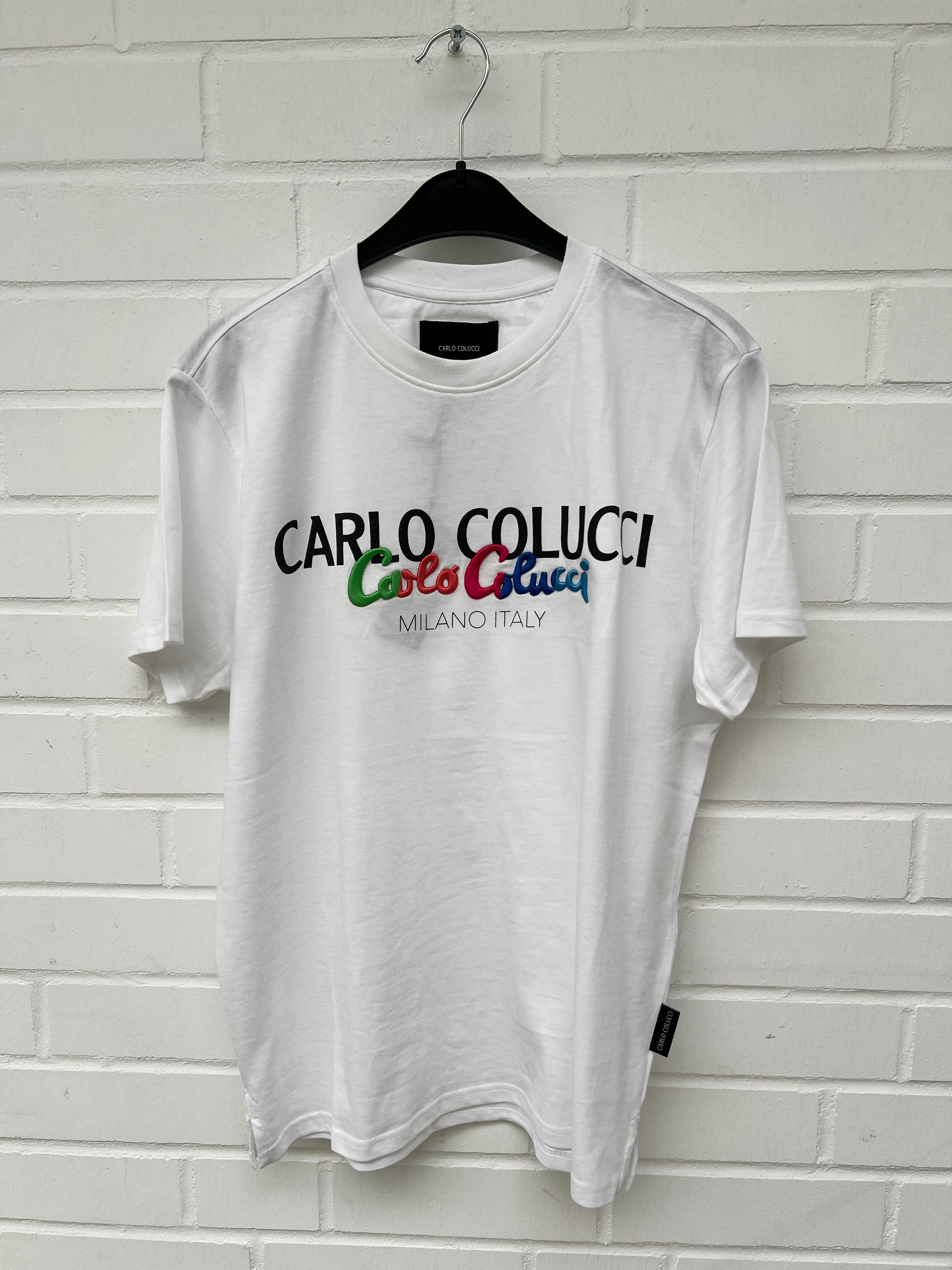 (60) Carlo Colucci Tshirt weiß