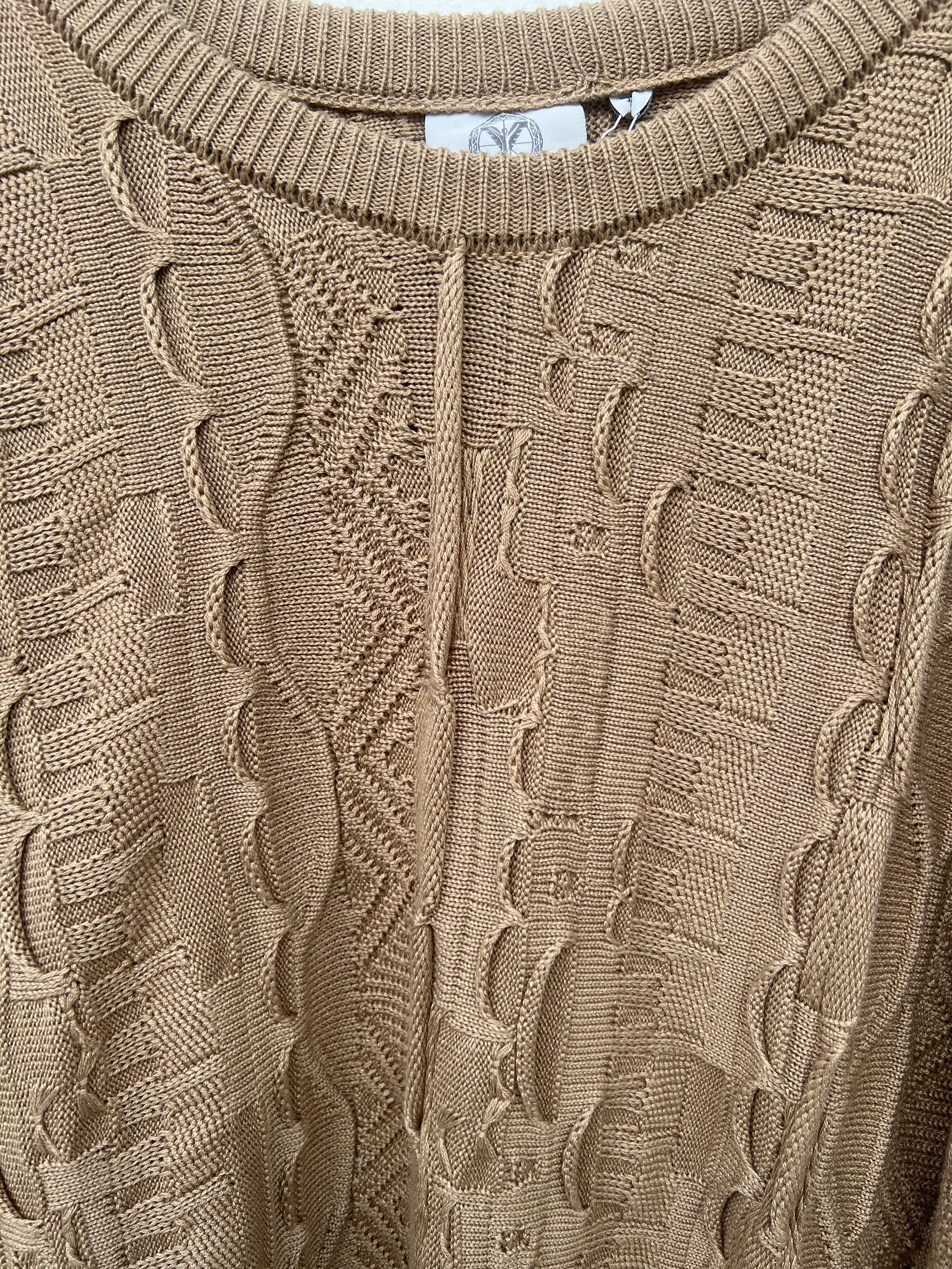 Carlo Colucci 3D Strickpullover Pullover beige C10006 COL 56