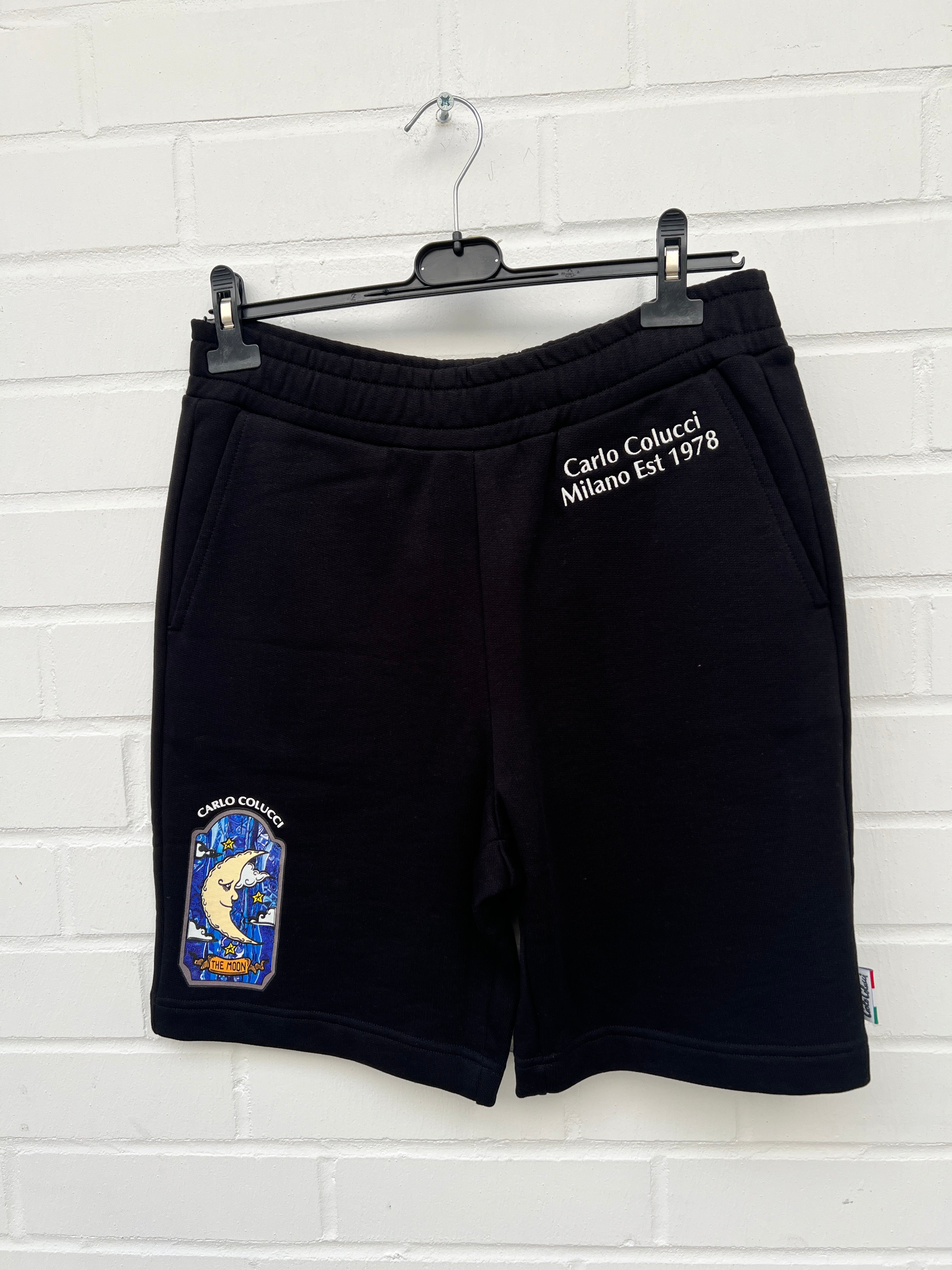 Carlo Colucci Short Mond schwarz