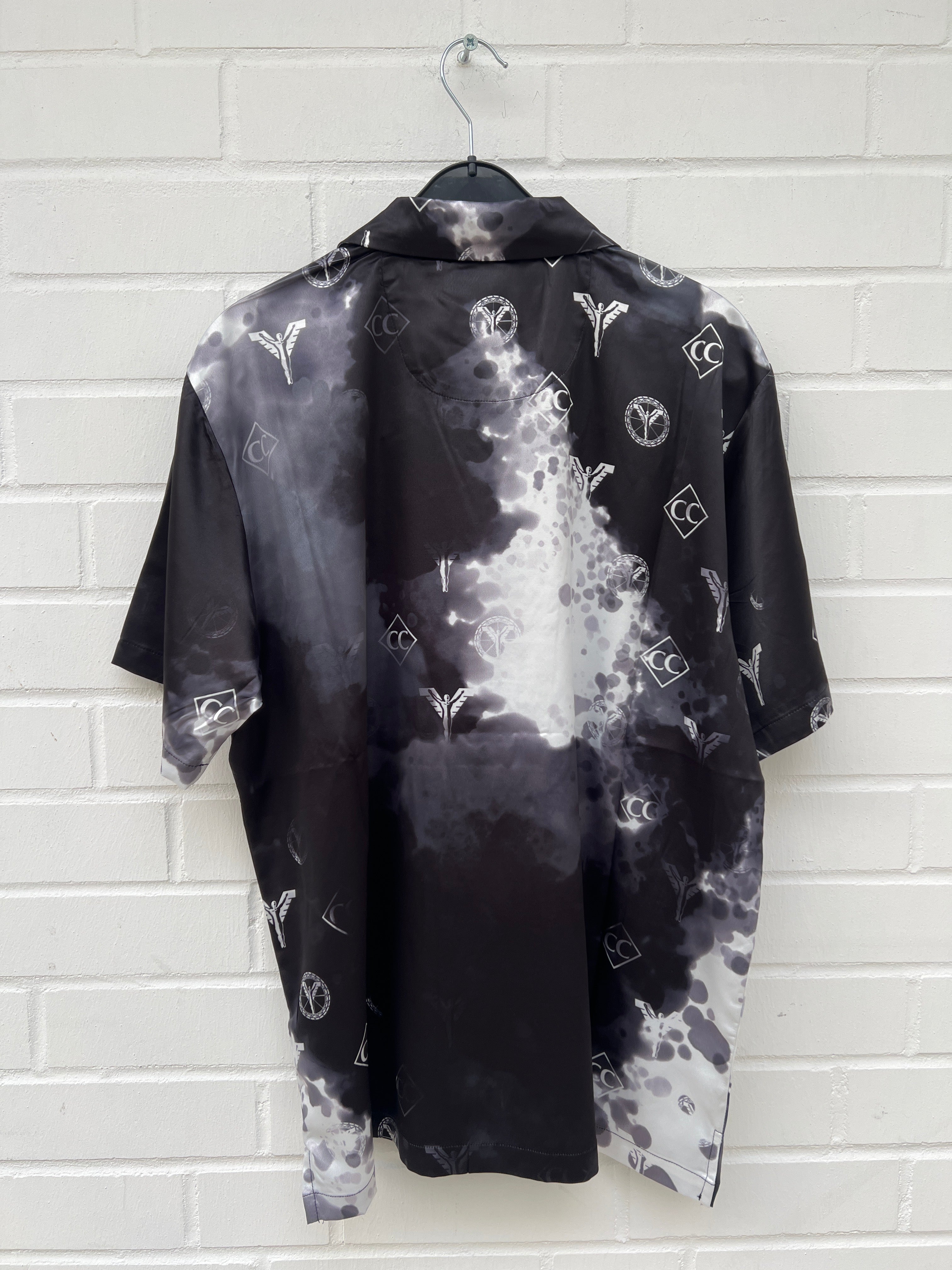 (Stange4) Carlo Colucci Satin Set schwarz GrS