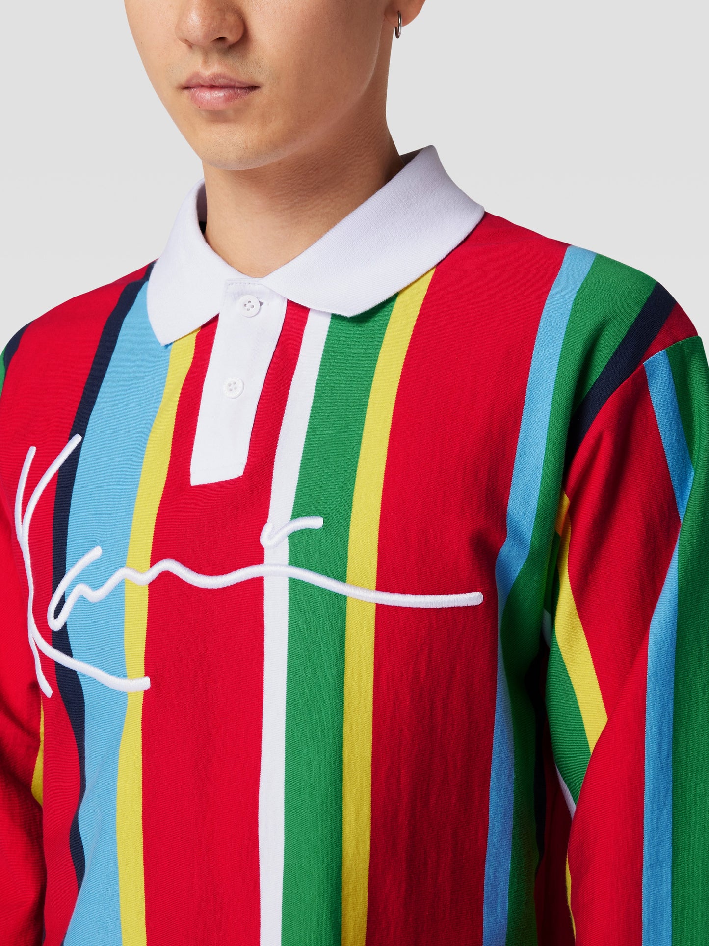 (A2) Karl Kani Poloshirt bunt