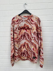 (74) Carlo Colucci Sweatshirt orange muster
