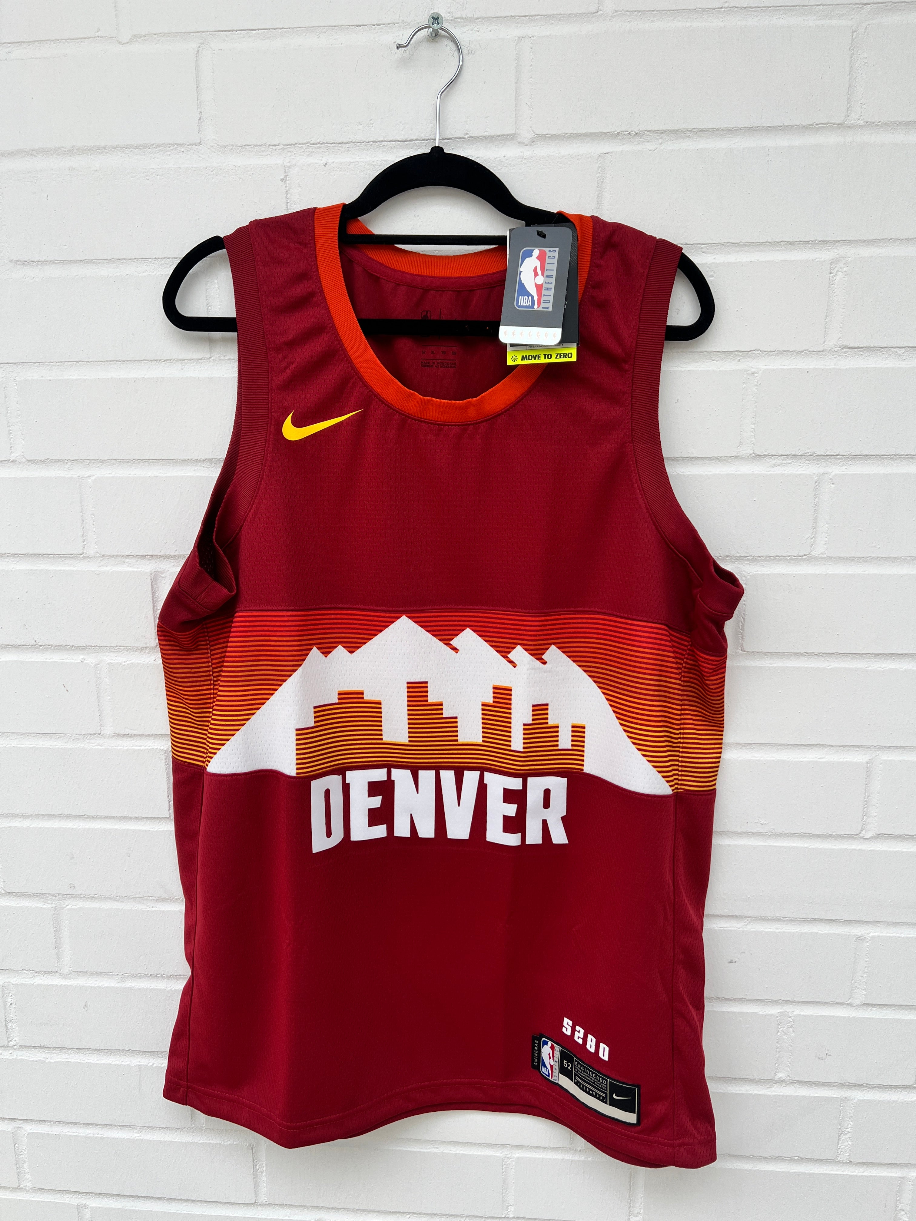 (Stange4) NBA Denver Trikot orange