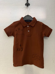 POLO Ralph Lauren Kids Poloshirt Braun Muster