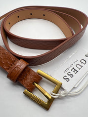 GUESS Gürtel Schlagen Optik Braun GrM