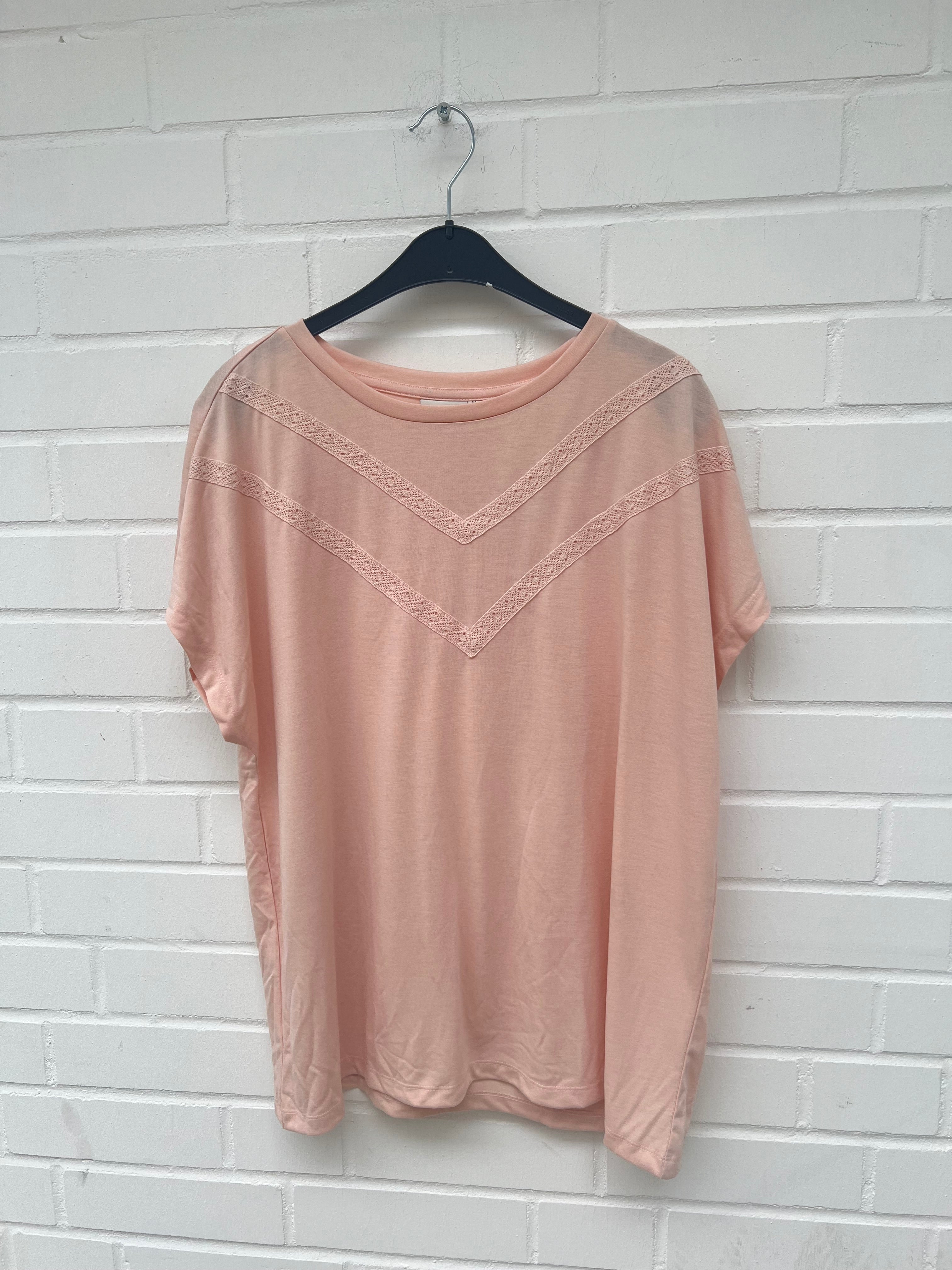 Only Curve Tshirt rosa GrM(46/48)