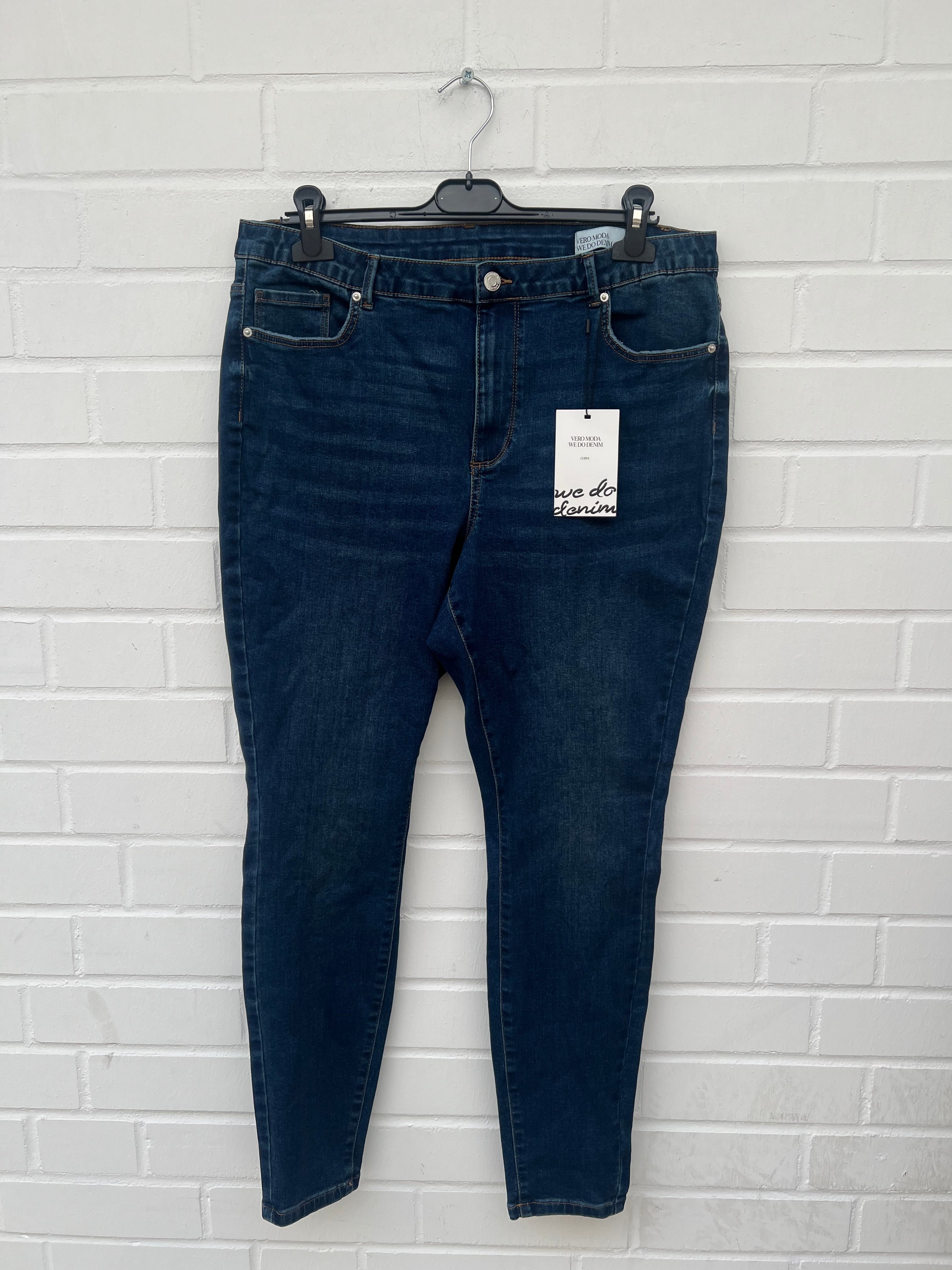 Vero Moda Curve Jeans dark blue denim Gr46