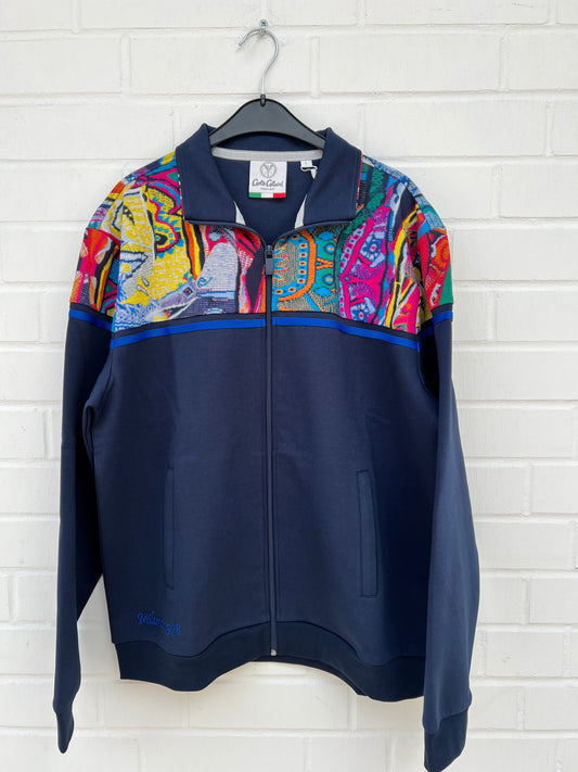 (Stange3) Carlo Colucci Sweatjacke blaubunt Gr.L