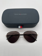 Tommy Hilfiger Sonnenbrille Schwarz Gold