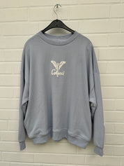 Carlo Colucci Sweatshirt hellblau