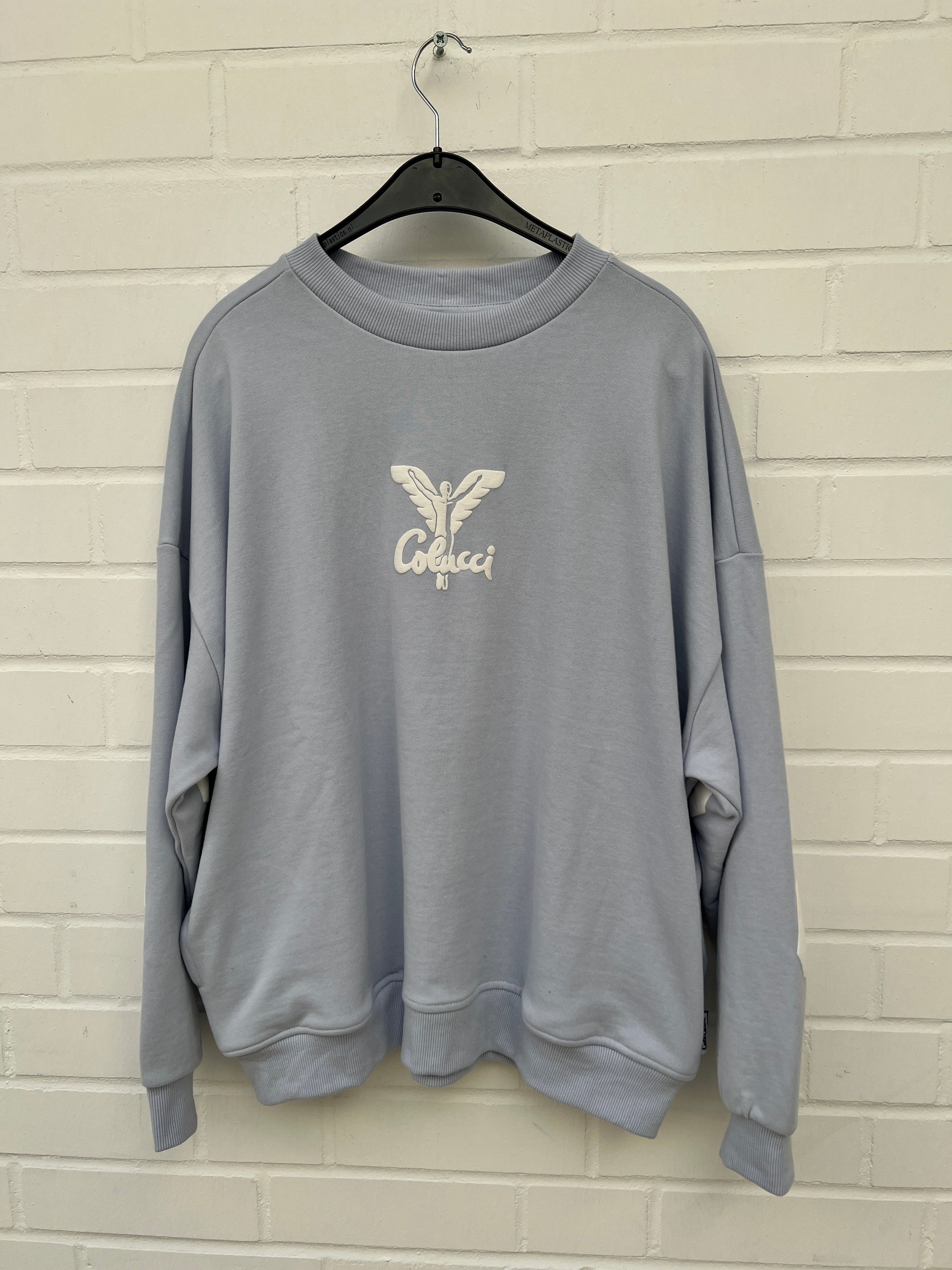 Carlo Colucci Sweatshirt hellblau