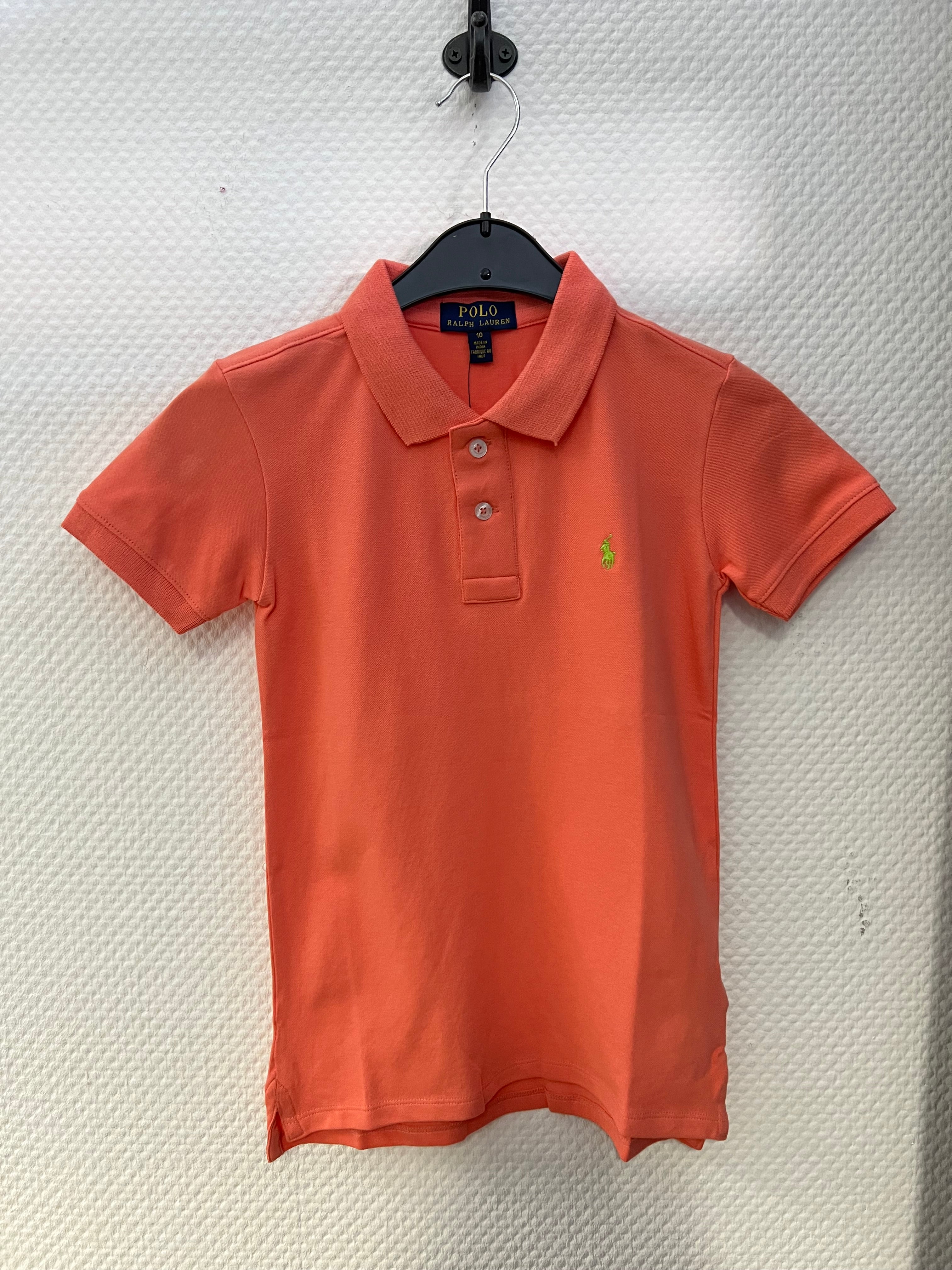 POLO Ralph Lauren Kids Poloshirt Lachs orange Logo gelb