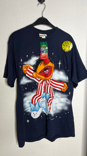 Vintage Glow in the Dark Ernie Tshirt navy Gr.L 1990