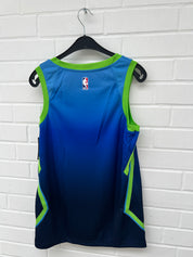 (Stange4) NBA Mavs Trikot blau neon grün Gr.M