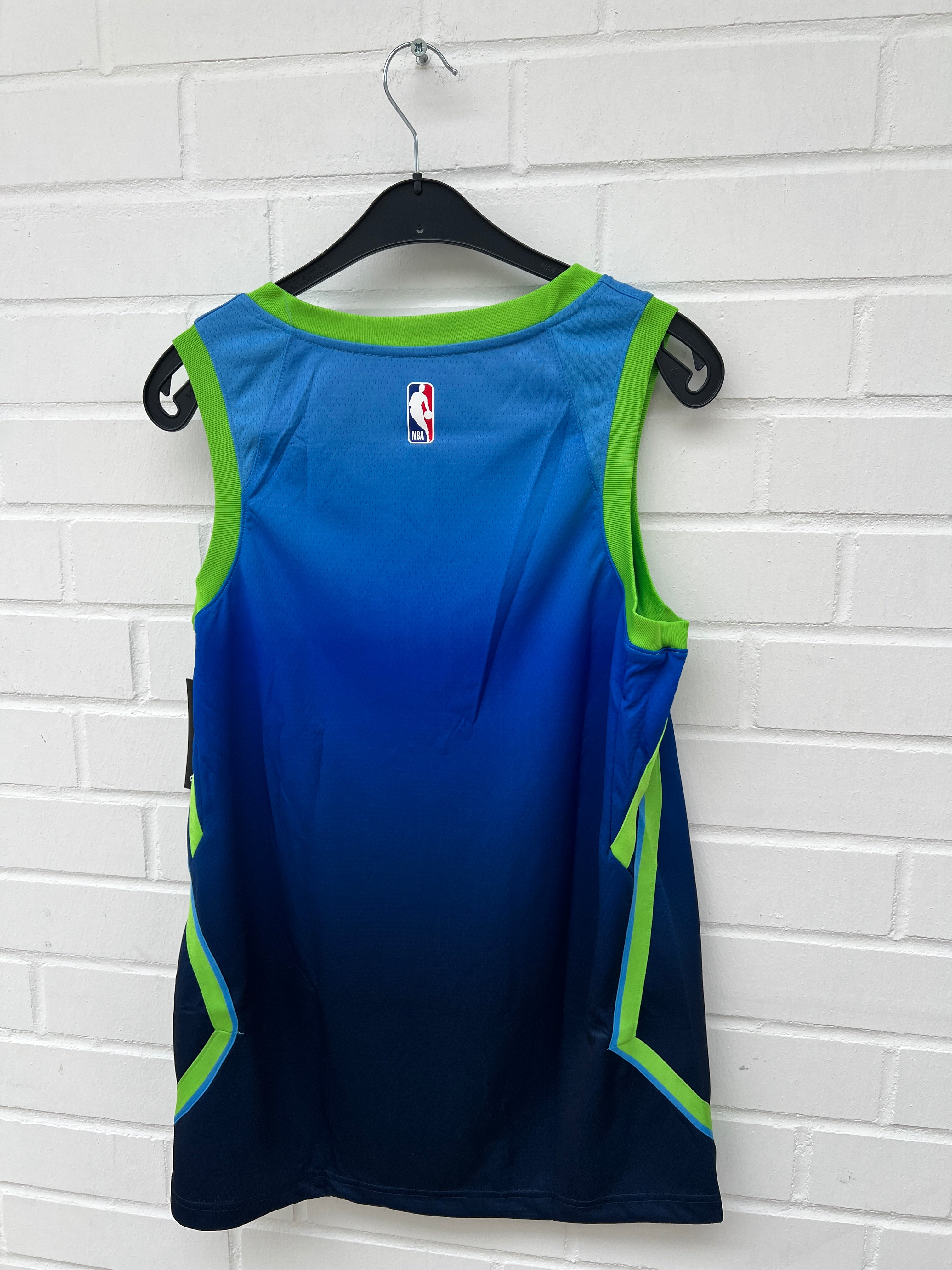 (Stange4) NBA Mavs Trikot blau neon grün Gr.M