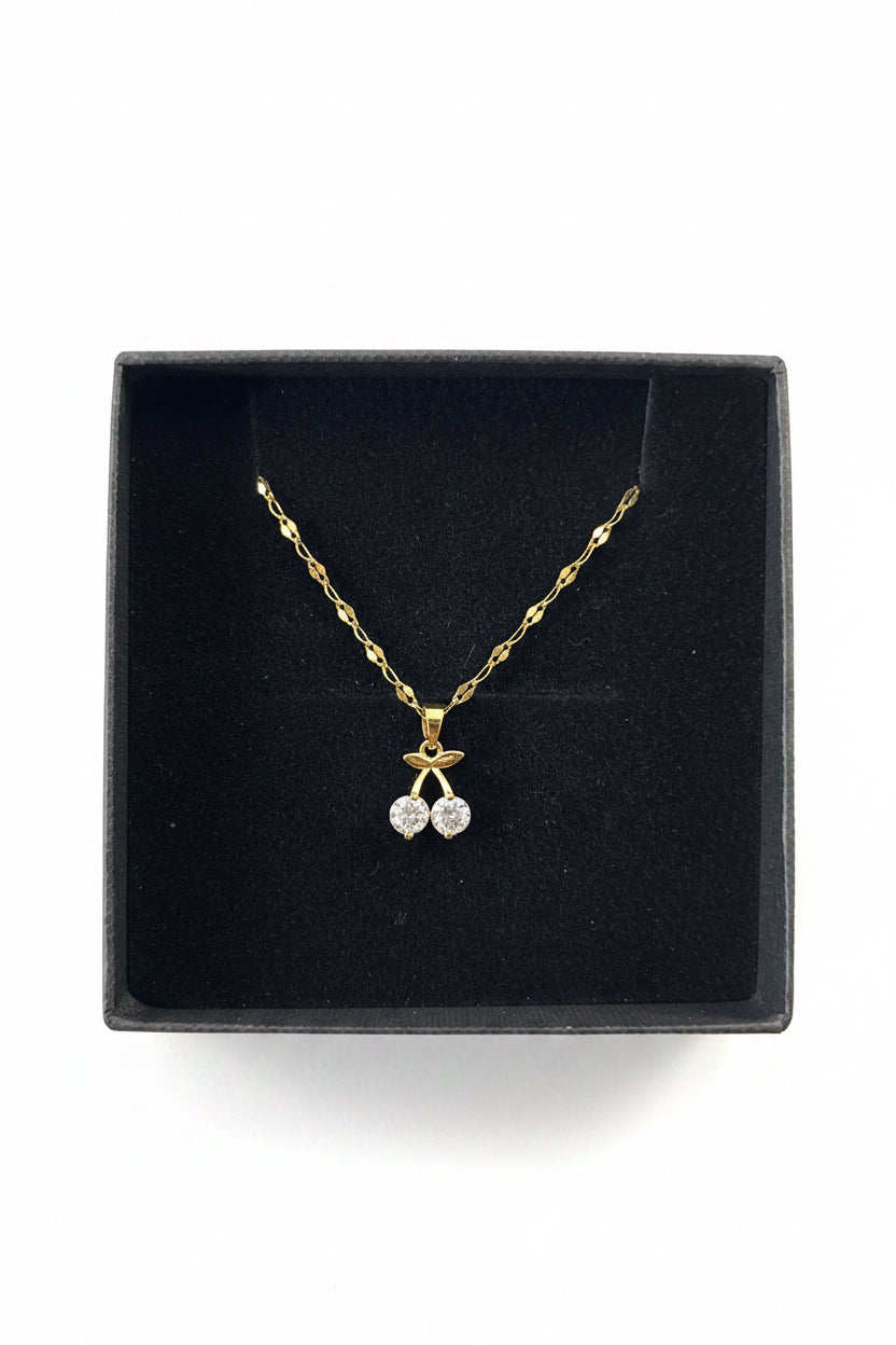 18K vergoldete Halskette Kirche gold (7)