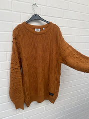 Carlo Colucci 3D Strickpullover Pullover braun  C9016 COL 56