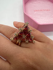 SWAROVSKI Pyramid Curiosa Cocktail Ring Rot Gold (5610826)