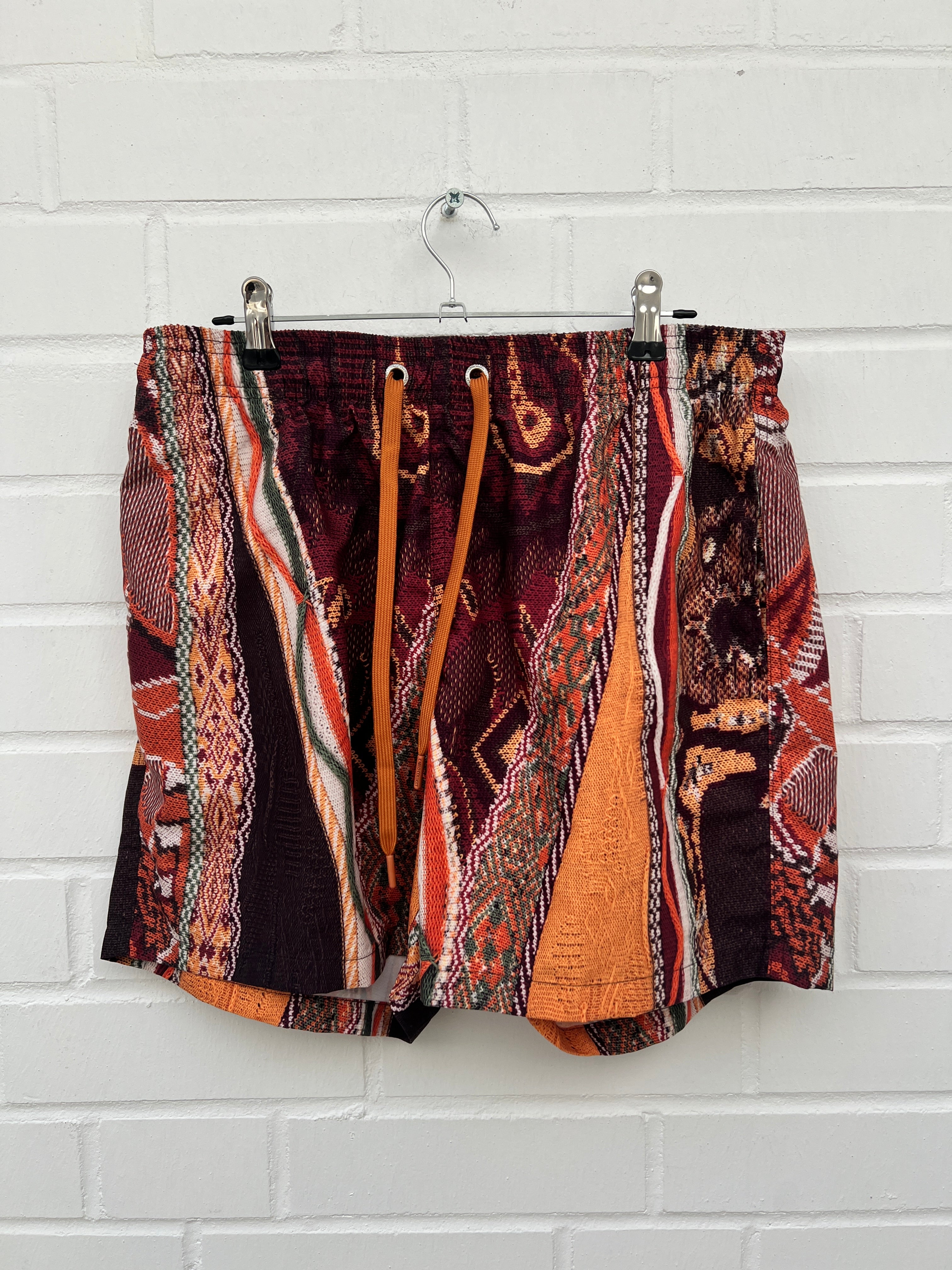 (96) Carlo Colucci Badehose orange bunt