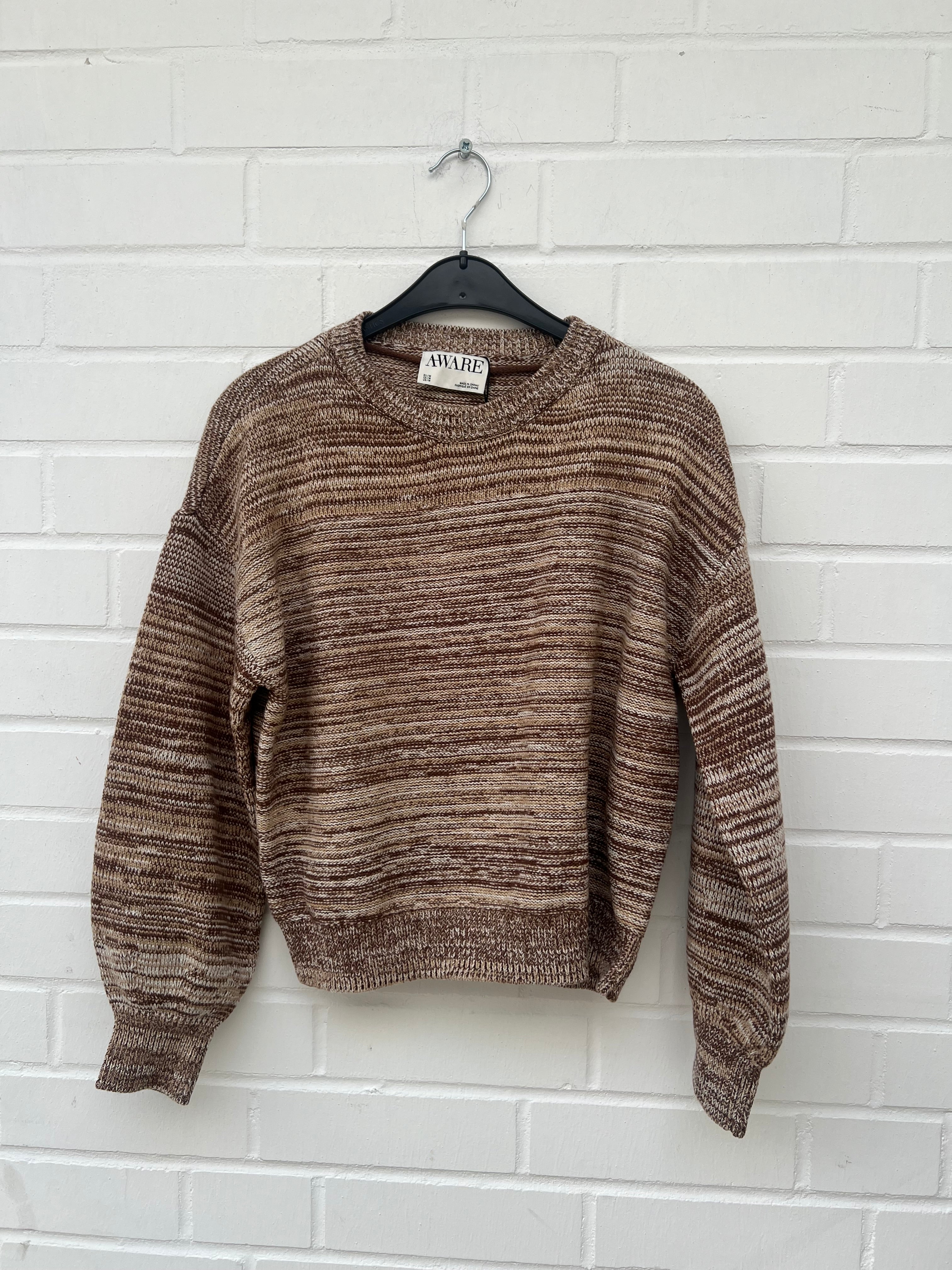 Vero Moda Aware Pullover muster beigebraun GrM