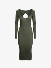 GUESS Long Sleeve Kleid Grün GrL (F82G)